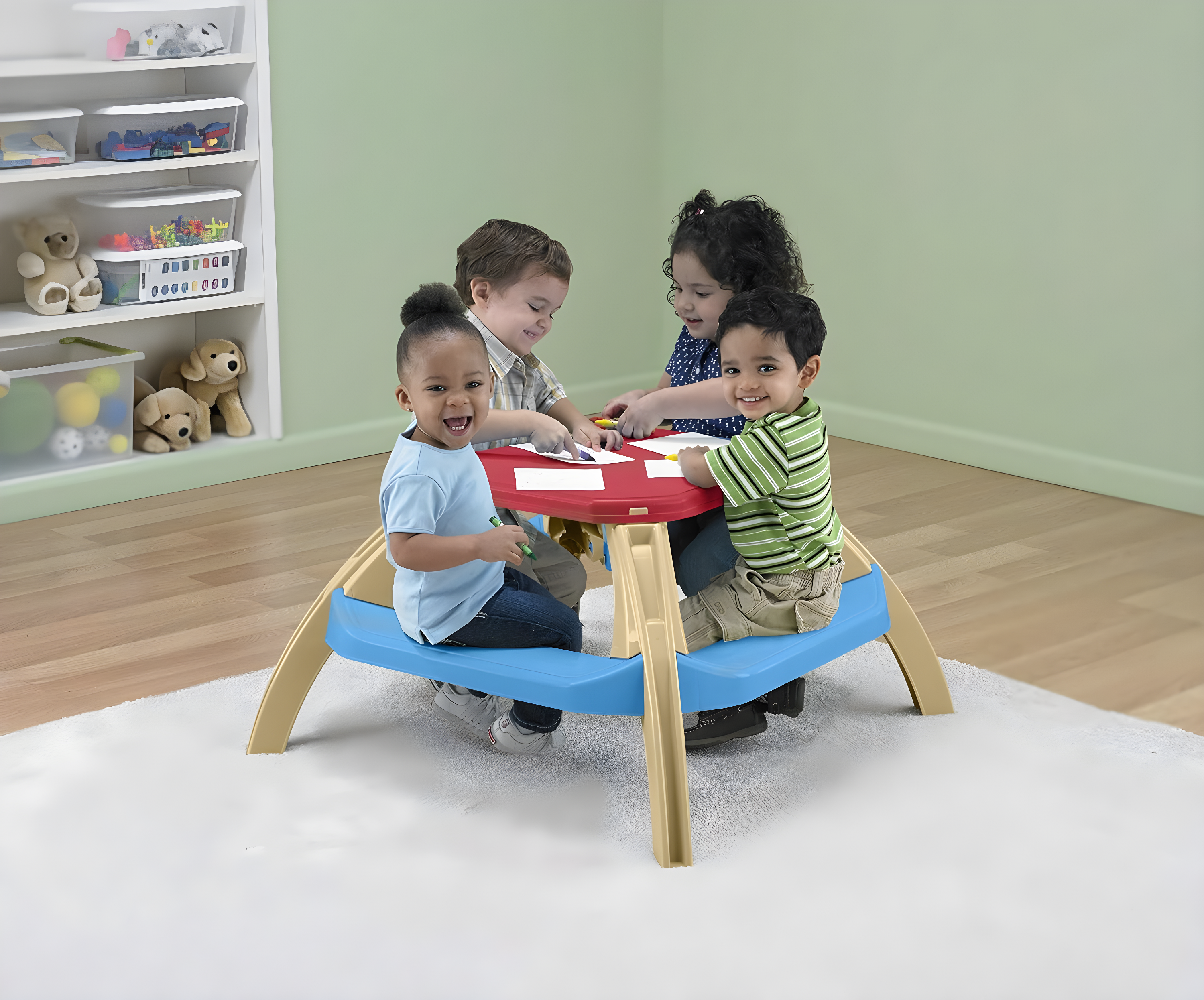 Zoomie Kids Gabby Kids Outdoor Table Or Chair and Chair Set