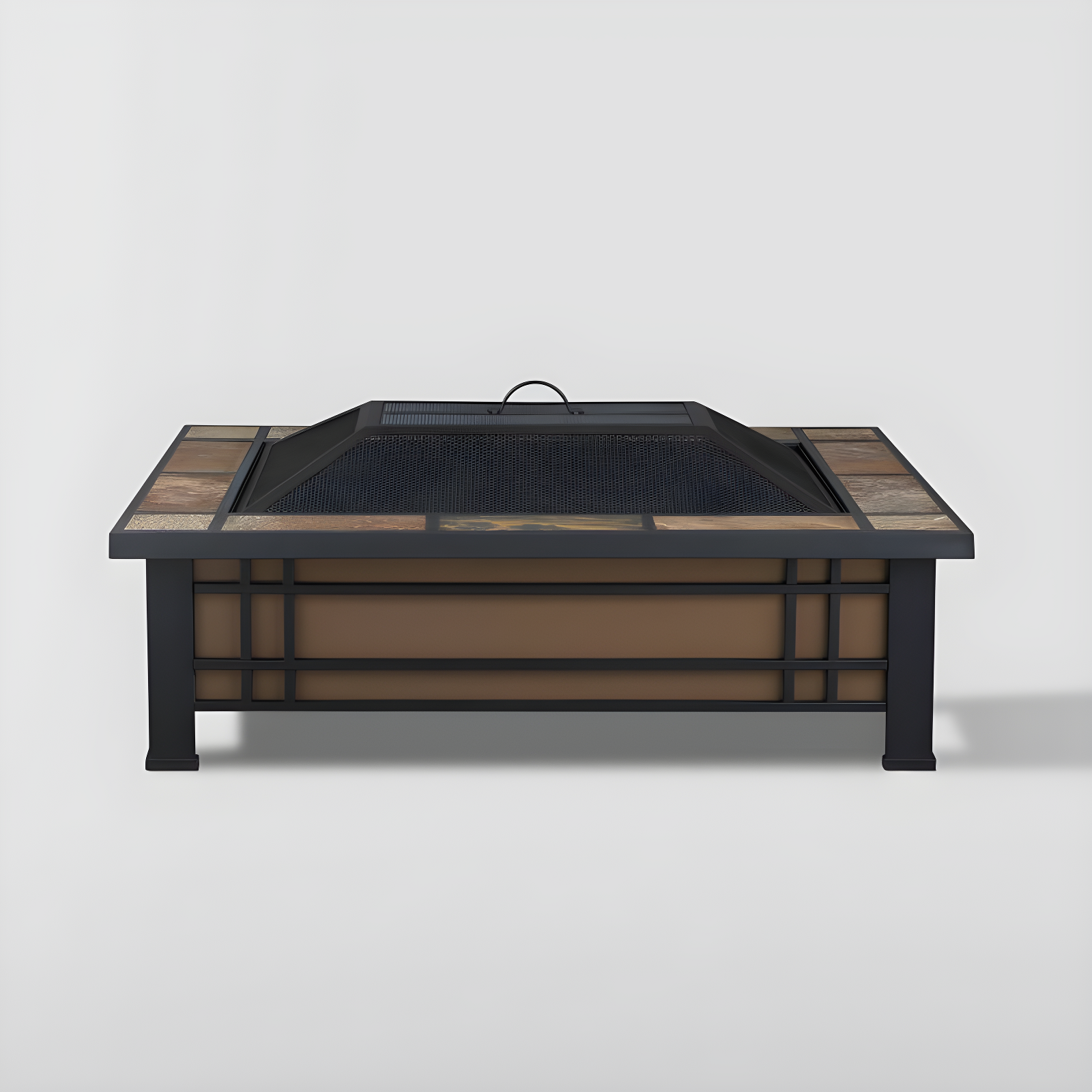 Hamilton Steel Wood Burning Fire Pit Table