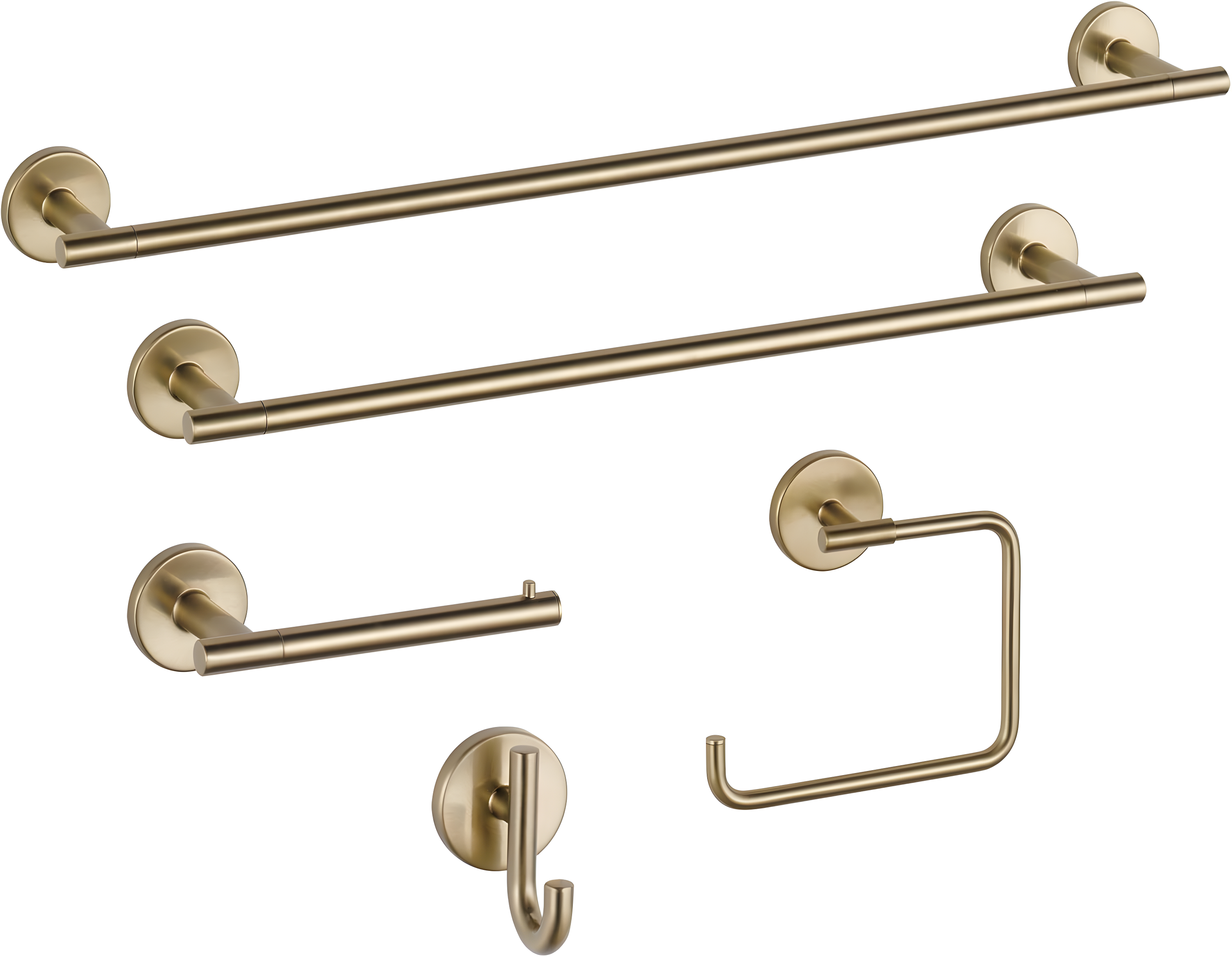 Trinsic Wall Mount Square Open Towel Ring Bath Hardware Accessory