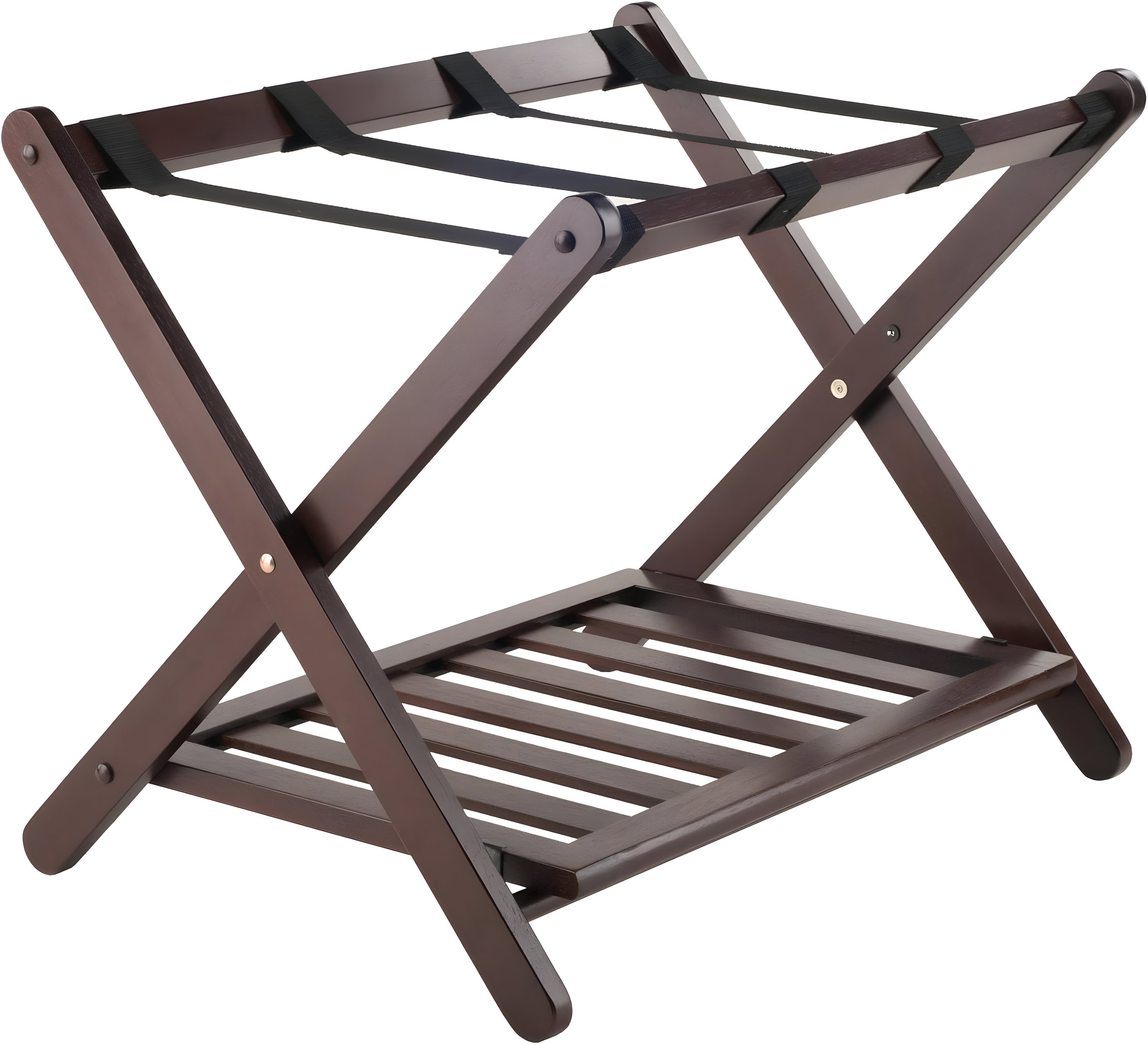 Folding Wood Luggage Rack