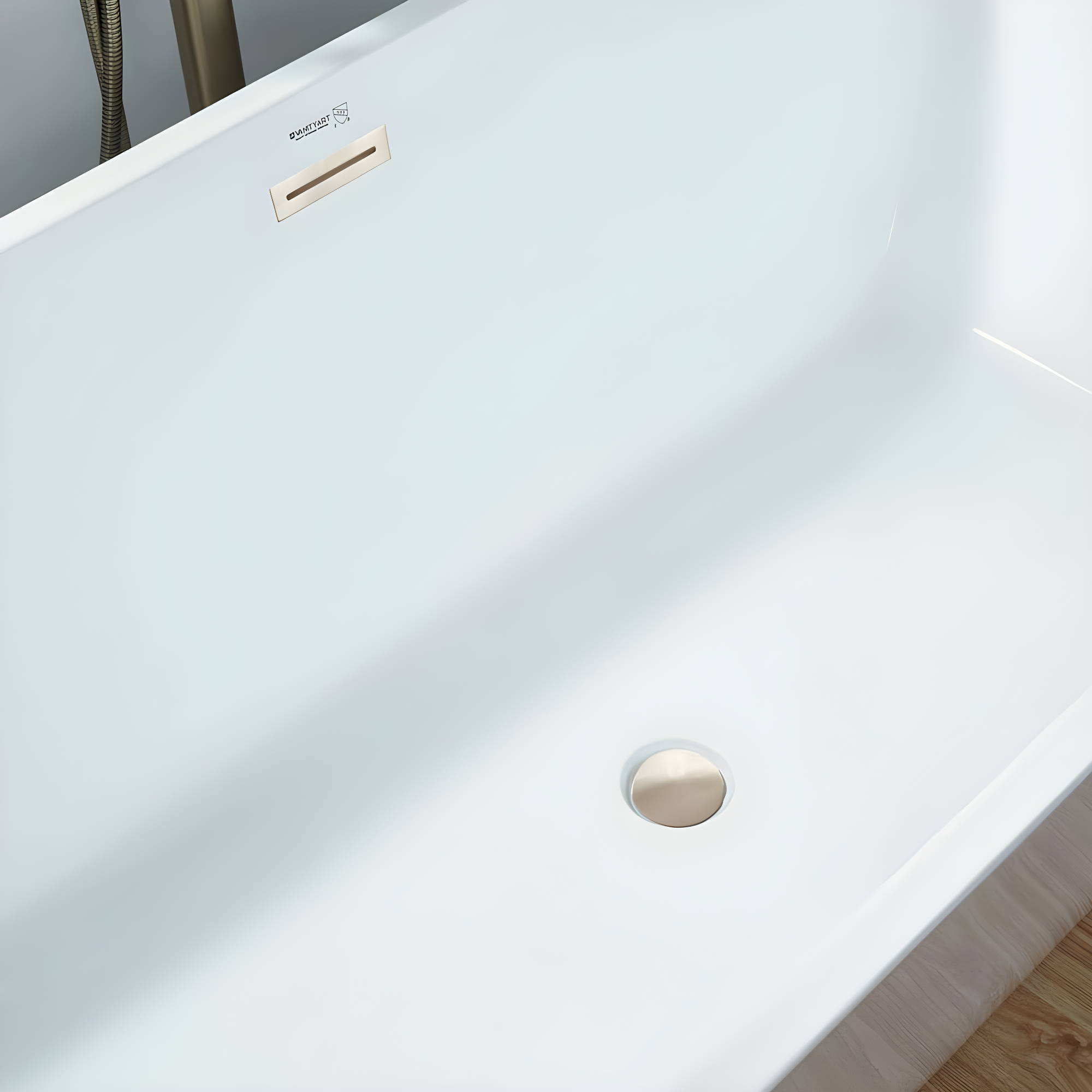 66.9" x 33" Freestanding Soaking Bathtub