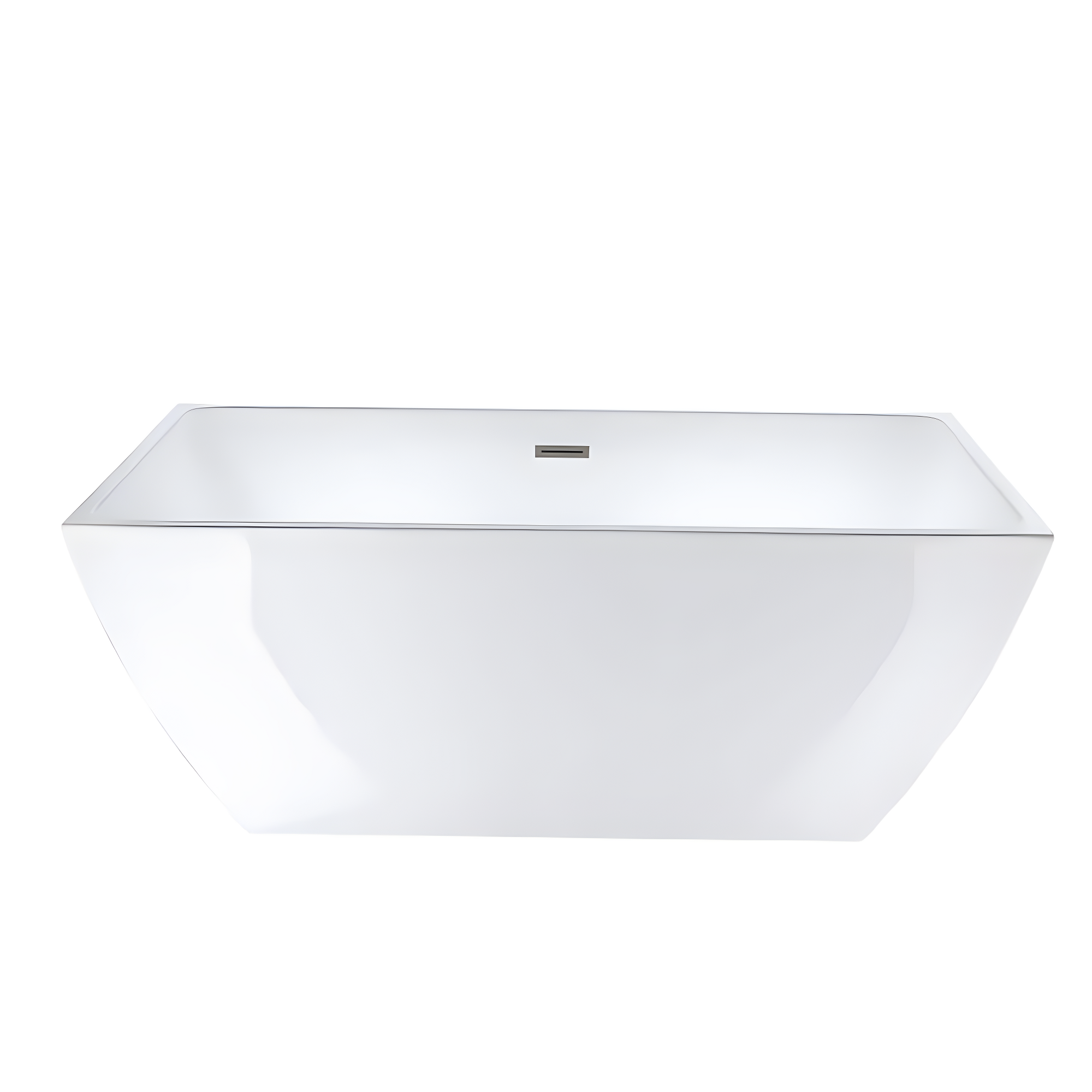 66.9" x 33" Freestanding Soaking Bathtub