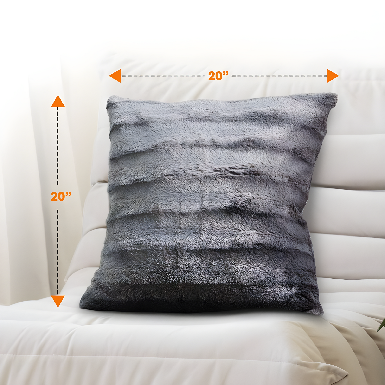Cheer Collection FRBIN Square Pillow Cover & Insert (Set of 2)