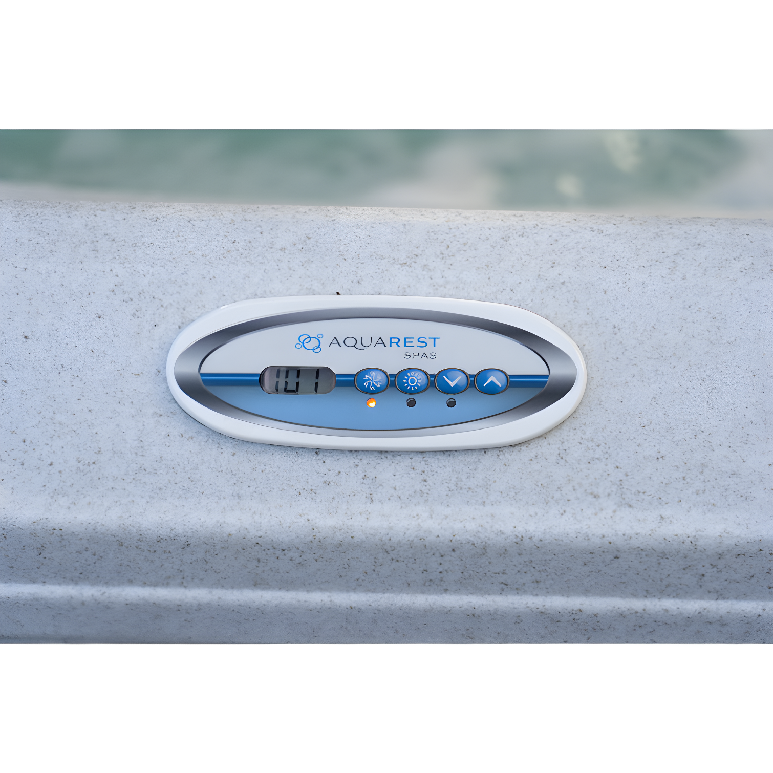 AquaRest DayDream 3500 7-Person 35-Jet Plug & Play Hot Tub with Ozonator, LED Waterfall and Stainless Steel Heater