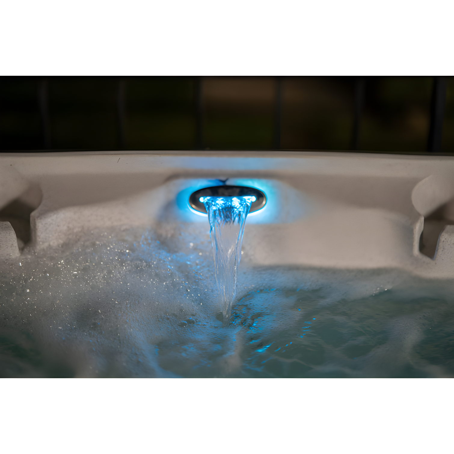 AquaRest DayDream 3500 7-Person 35-Jet Plug & Play Hot Tub with Ozonator, LED Waterfall and Stainless Steel Heater