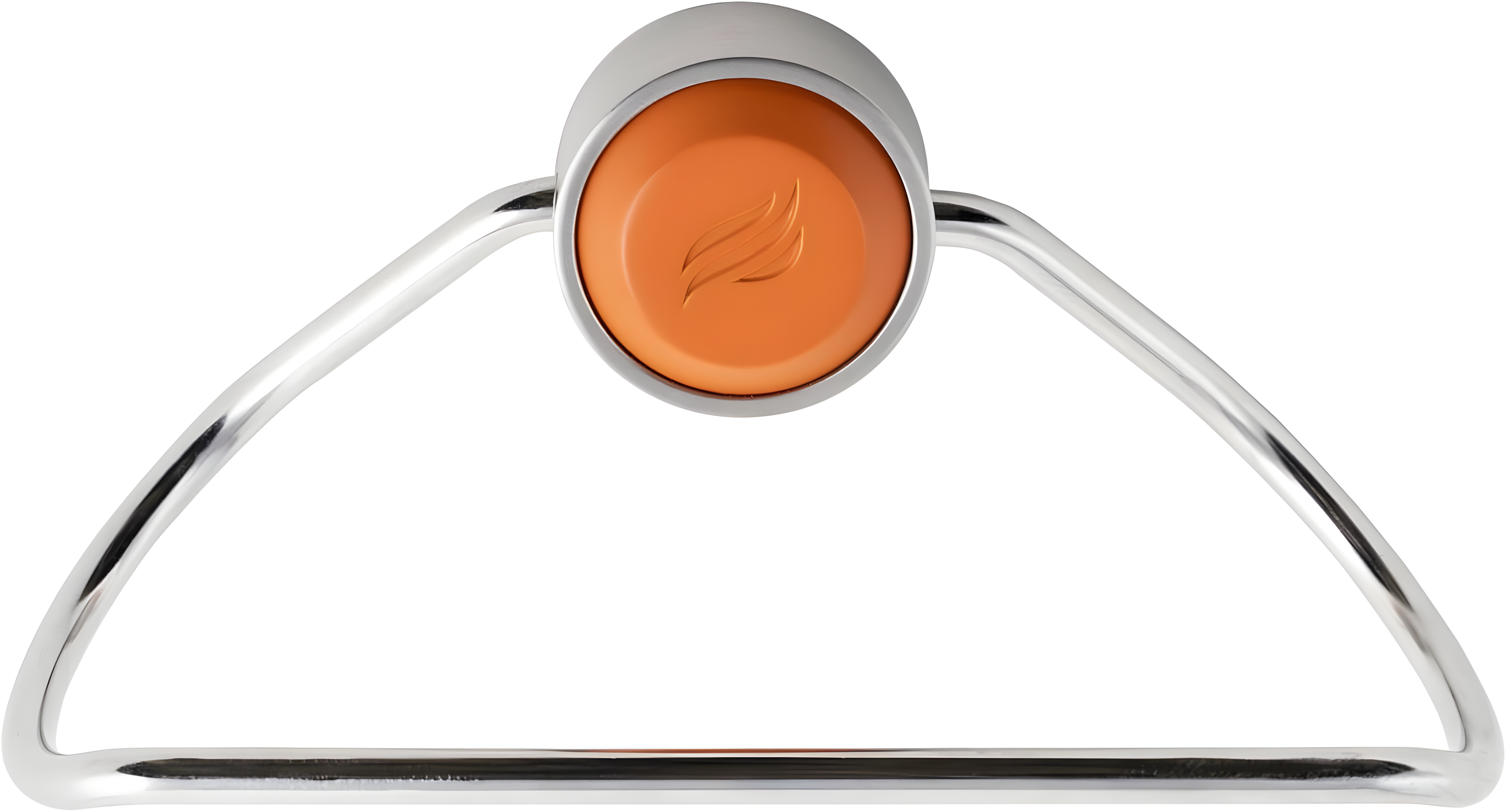 Orange and Silver Magnetic Steel Towel Holder