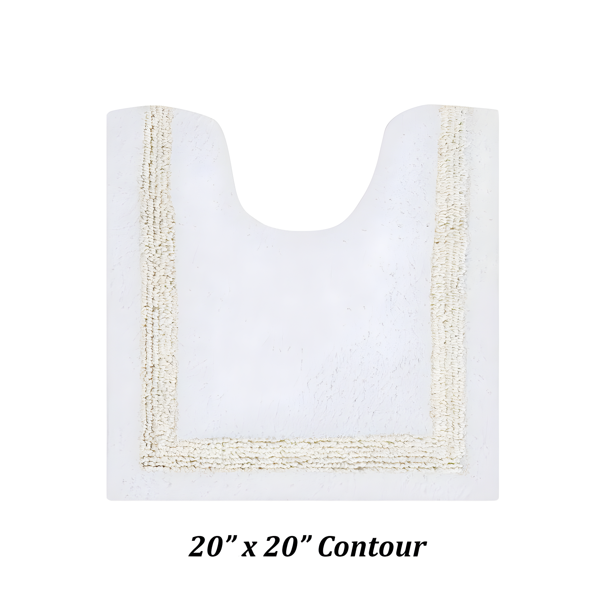 Hokku Designs Makbul Premium 100% Cotton 5 Piece Bath Rug Sets with Race Track Pattern, Machine Washable, Super Absorbent & Tufted Weave Reversible Bath Mat for Bathroom