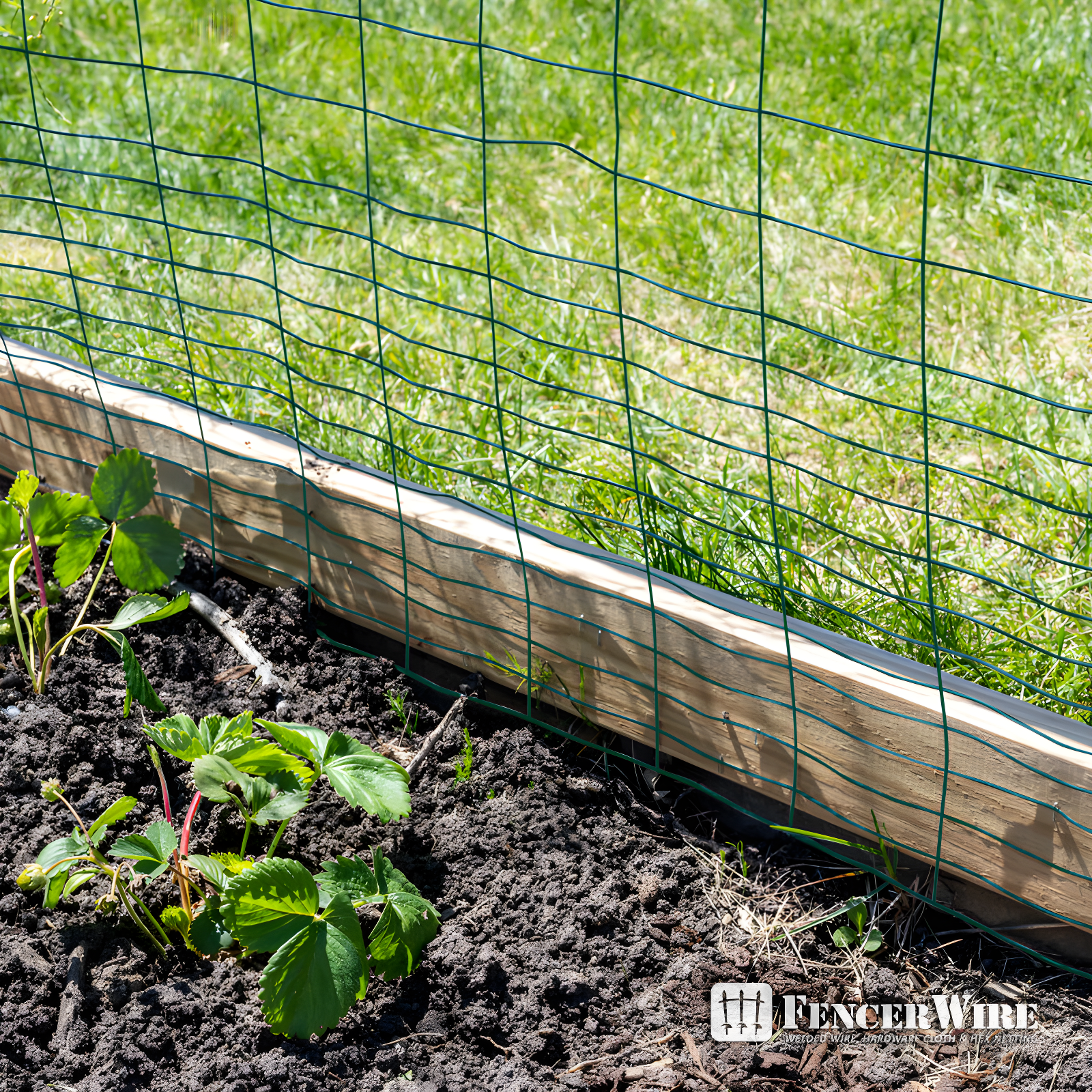 Fencer Wire Fencer Wire Vinyl Coated 16 Gauge Rabbit Guard Fence, Poultry Outdoor Fencing Barrier Wire Roll