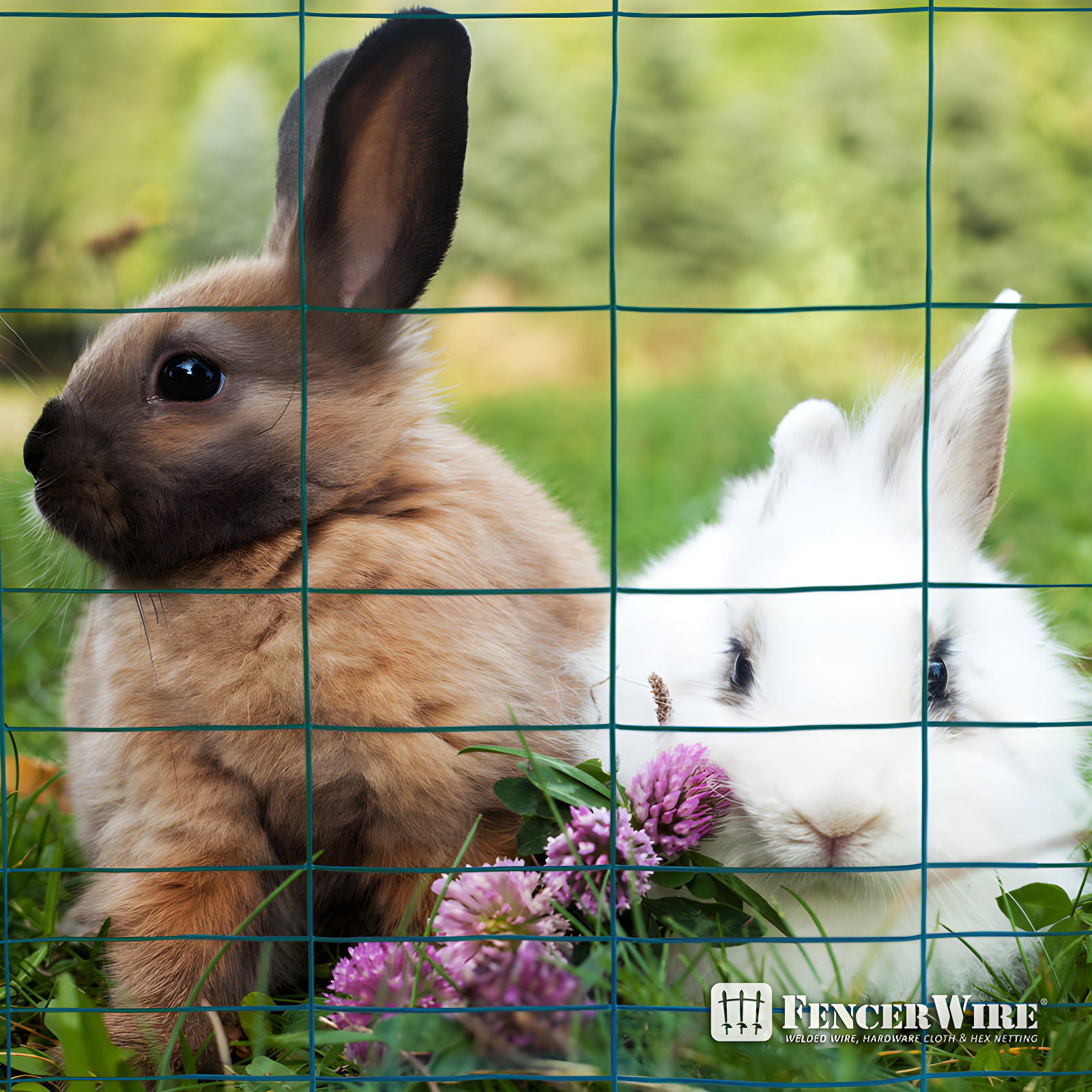 Fencer Wire Fencer Wire Vinyl Coated 16 Gauge Rabbit Guard Fence, Poultry Outdoor Fencing Barrier Wire Roll