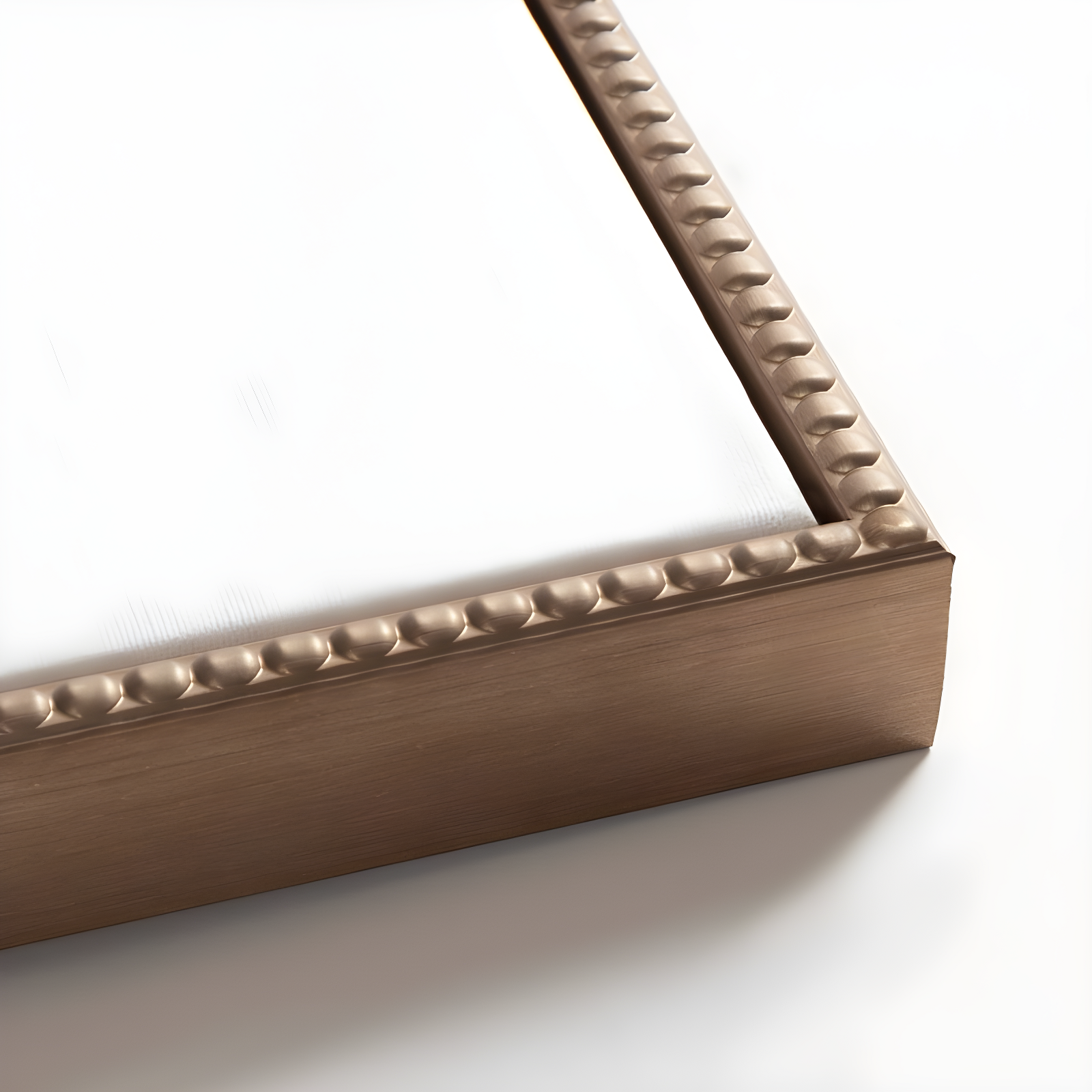 22"x22" Damask World Map I by Elizabeth Medley Framed Canvas Wall Art Print Bronze - Amanti Art: Modern Style, Polystyrene Frame