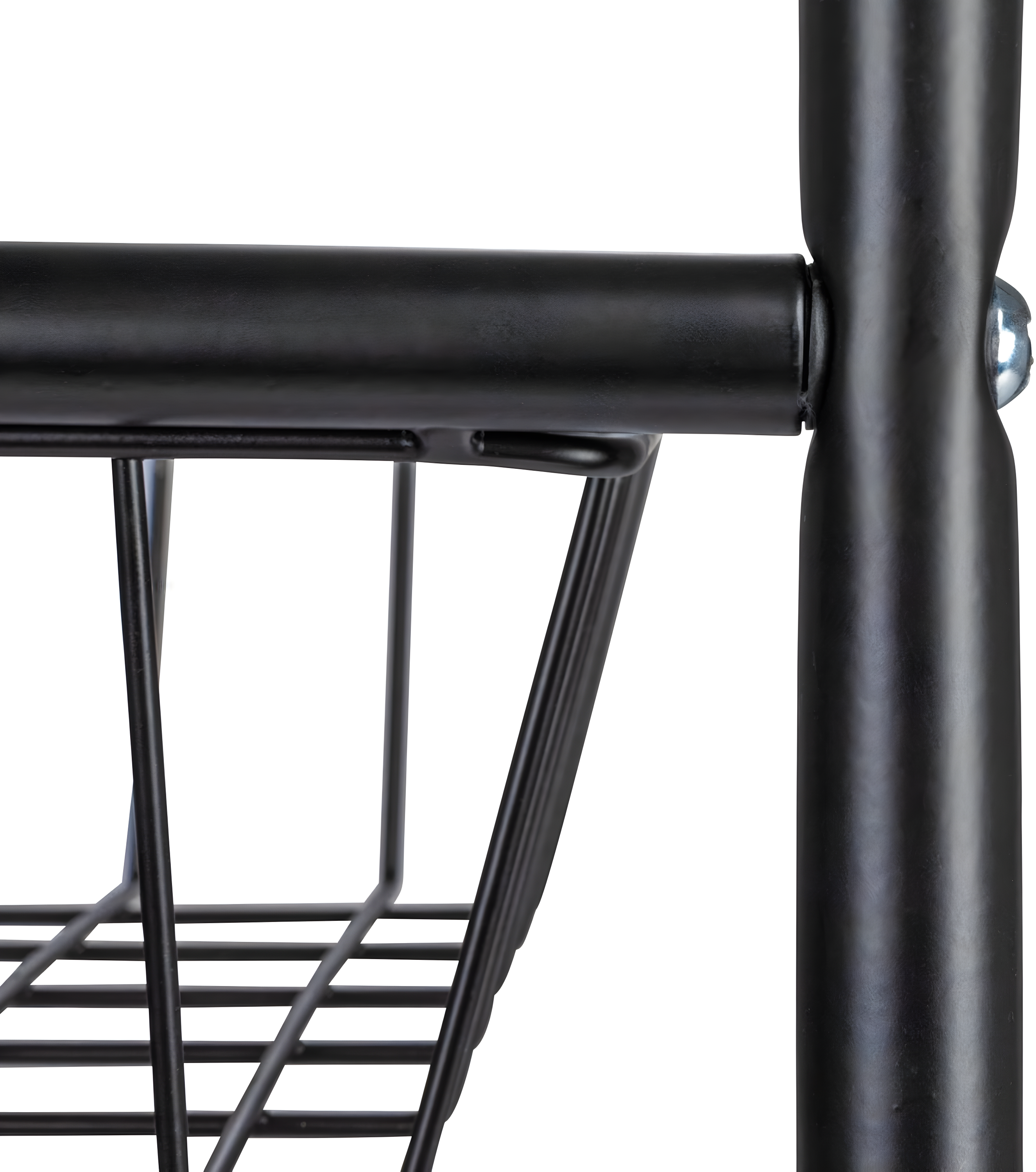 Household Essentials Metal Free Standing Laundry Cart with Wheels