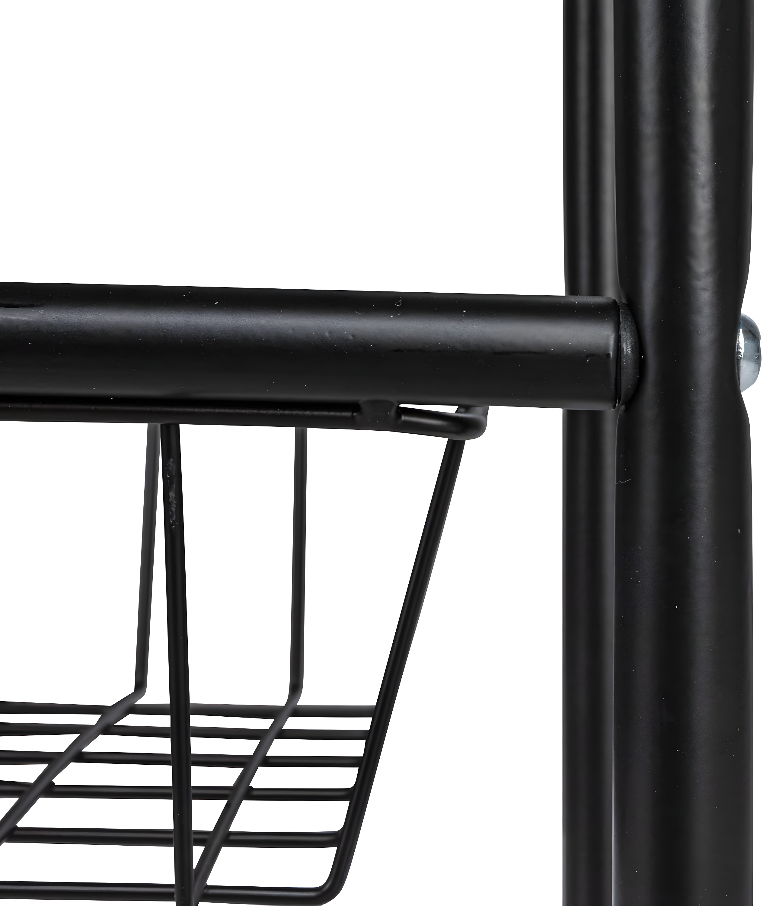 Household Essentials Metal Free Standing Laundry Cart with Wheels