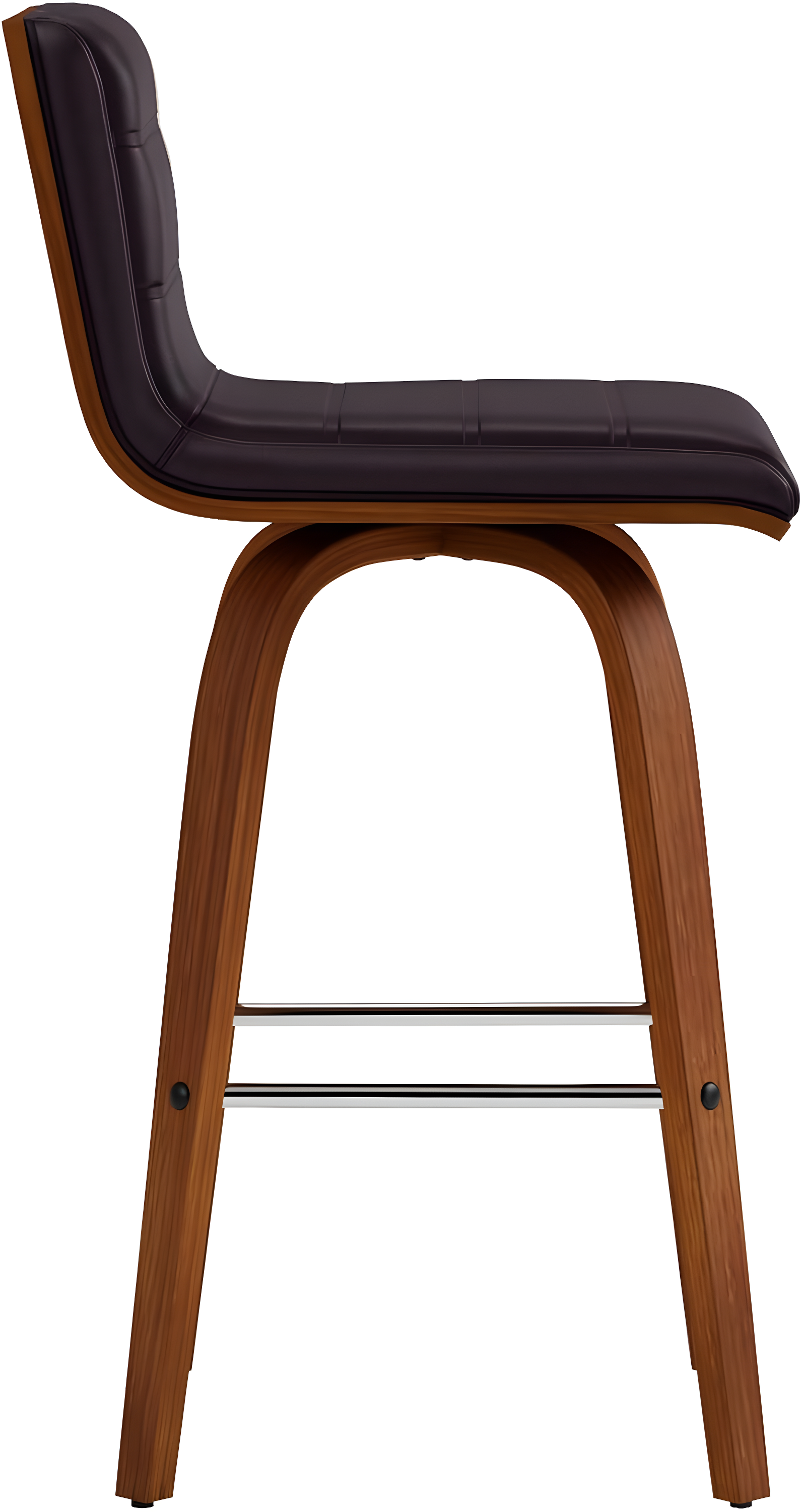 26" Vienna Faux Leather Counter Height Barstool - Armen Living