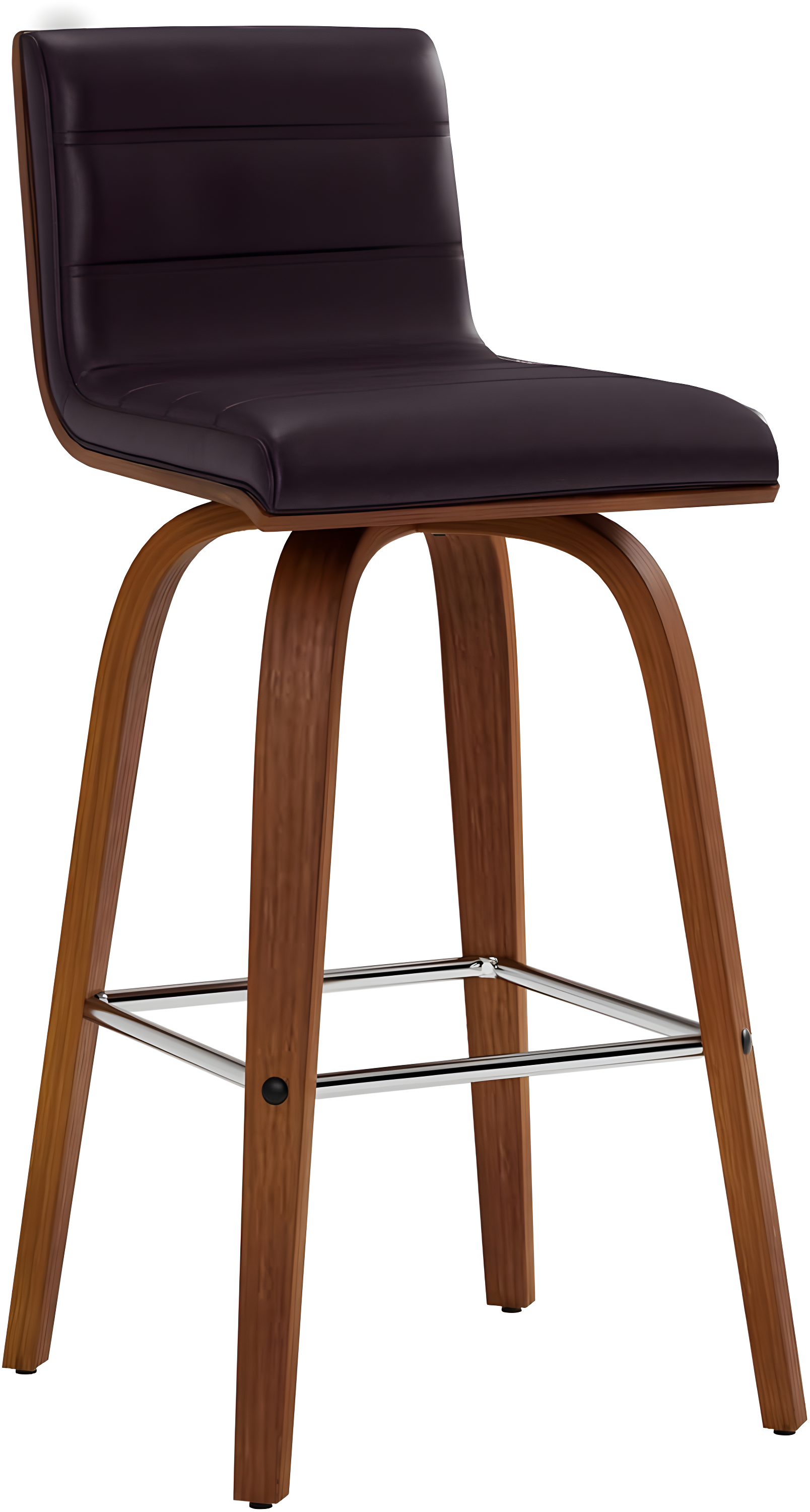 26" Vienna Faux Leather Counter Height Barstool - Armen Living