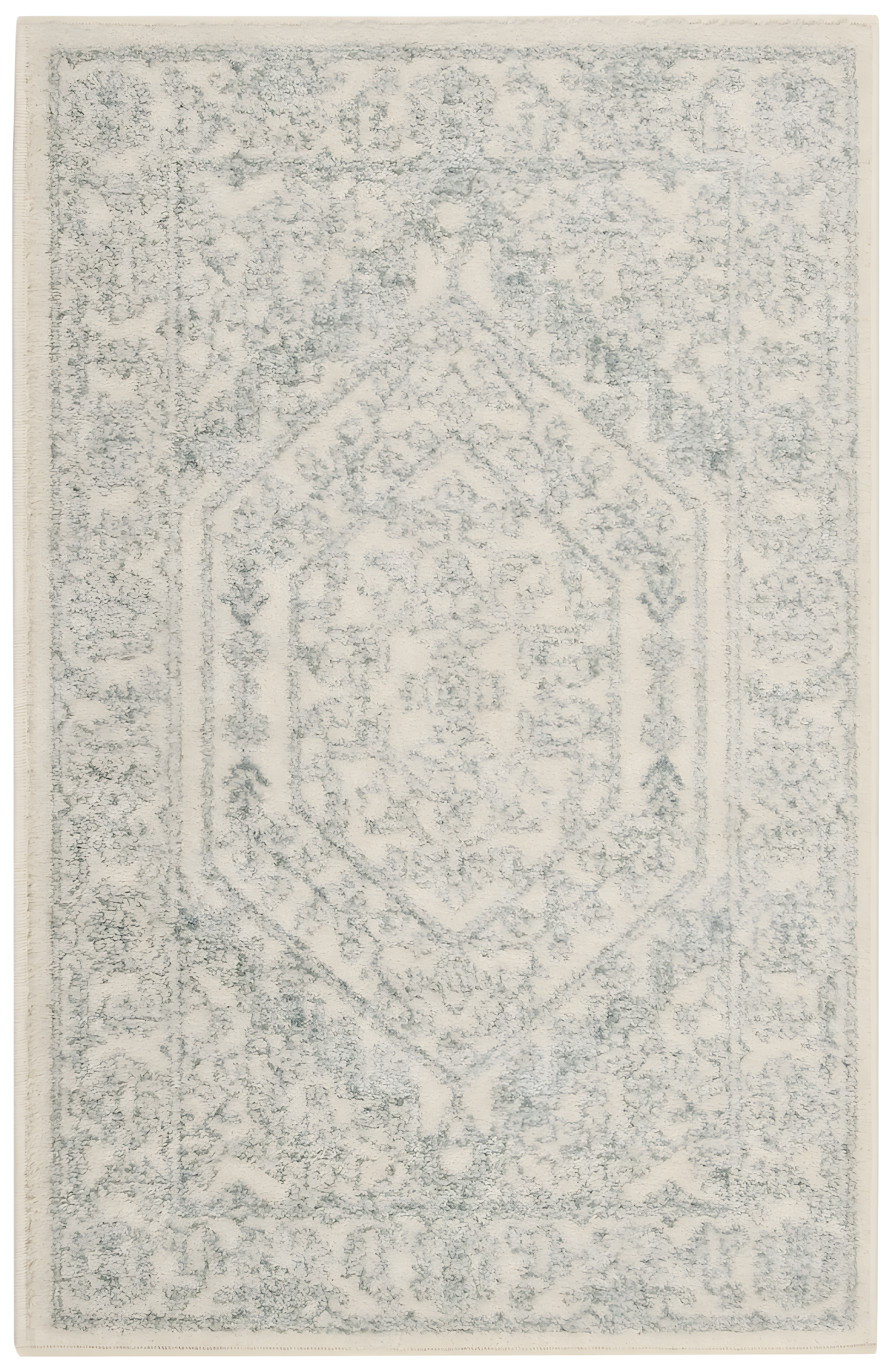 Adirondack ADR108 Machine Made Indoor Accent Rug - Ivory/Slate - 2'-6"x4' - Safavieh