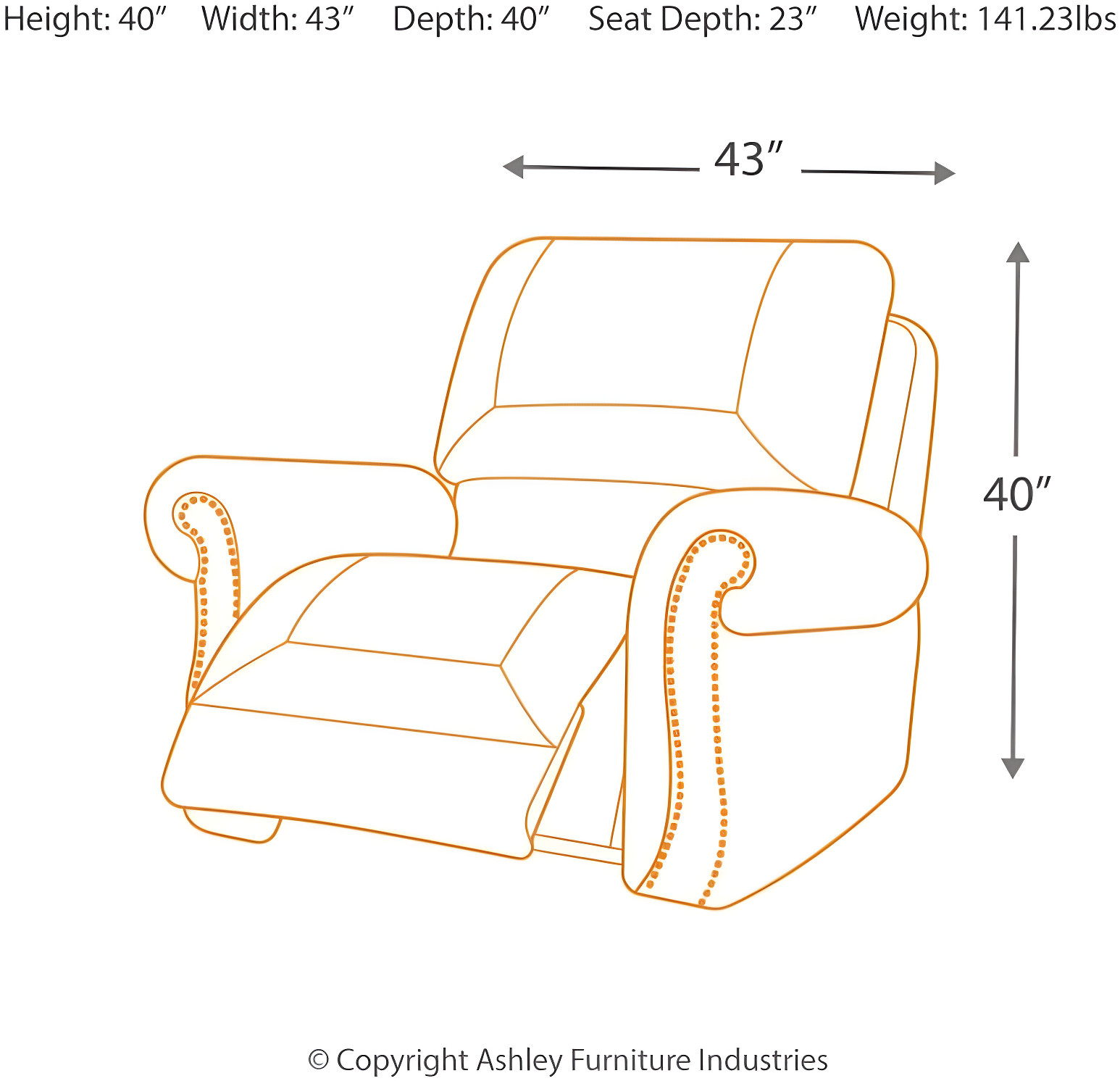 Larkinhurst Rocker Power Recliner Earth: Oversized Chair, Gentle Motion - Signature Design by Ashley