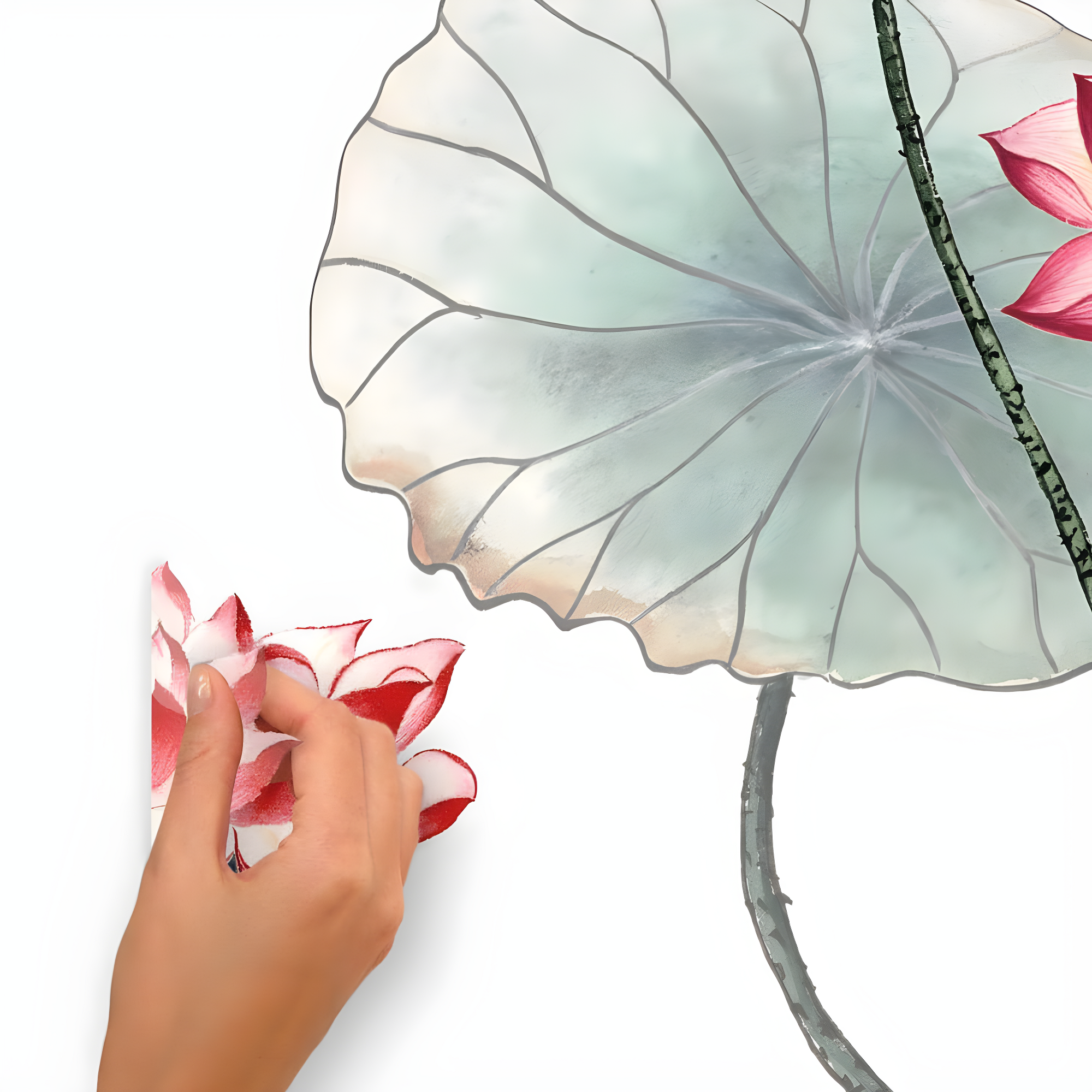 Room Mates Plants & Flowers Non-Wall Damaging Wall Decal