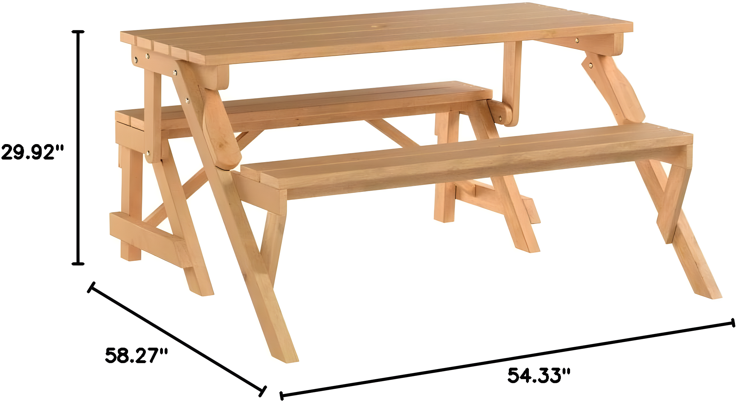 Interchangeable Picnic Table / Garden Bench