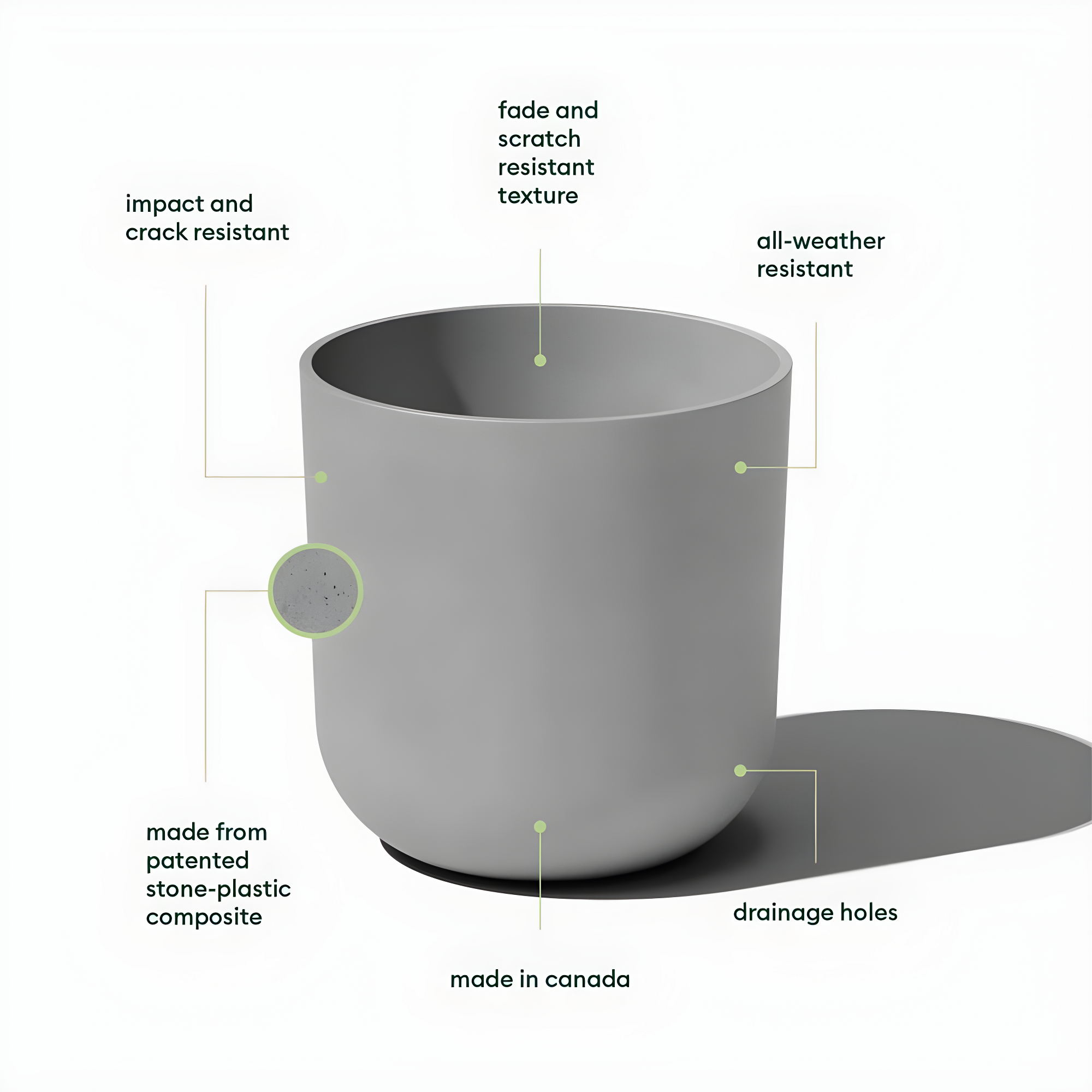 Mason Series Kona Planter