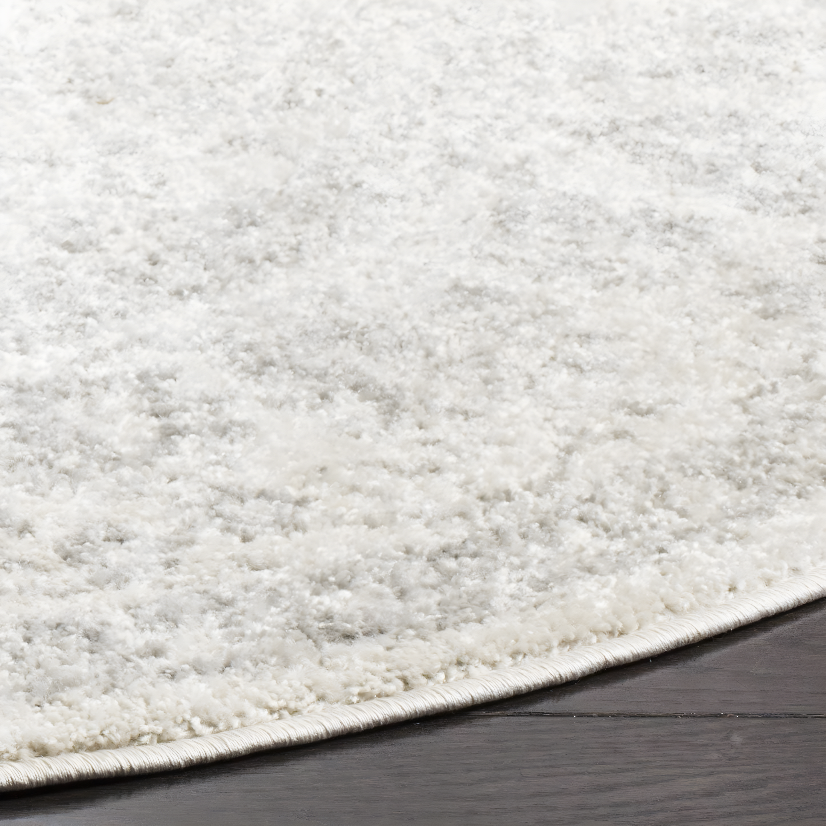 Adirondack ADR109 Machine Made Indoor Area Rug - Ivory/Silver - 12' Round - Safavieh