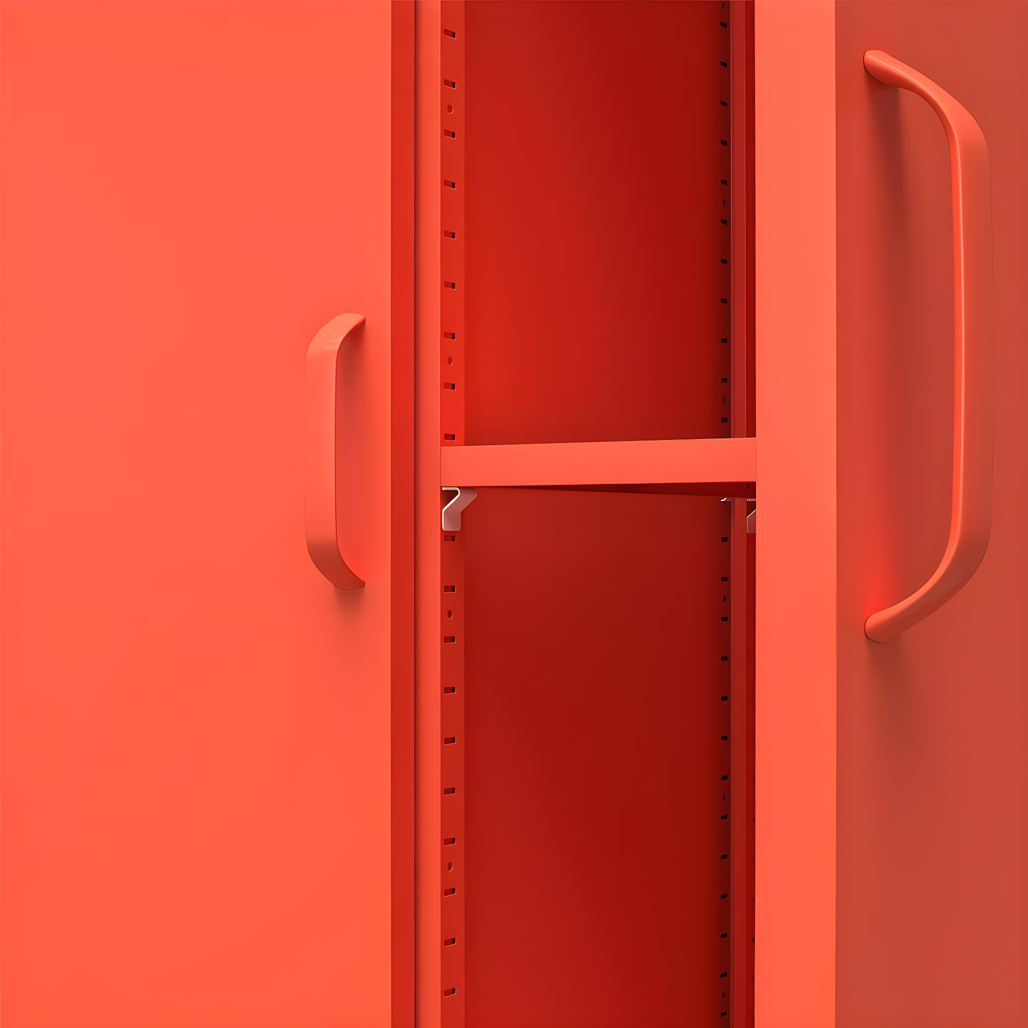 Cache 2 Door Tall Metal Locker Style Storage Cabinet