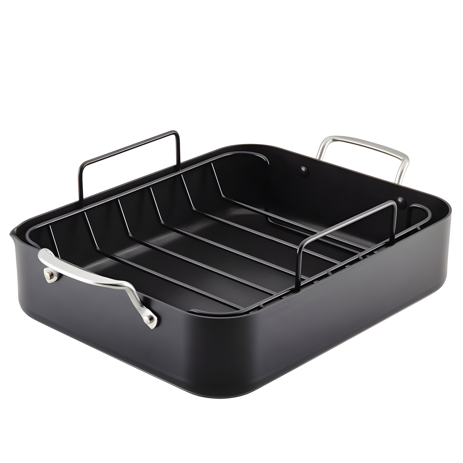 KitchenAid Hard-Anodized Aluminum Non-Stick Roasting Pan with Rack