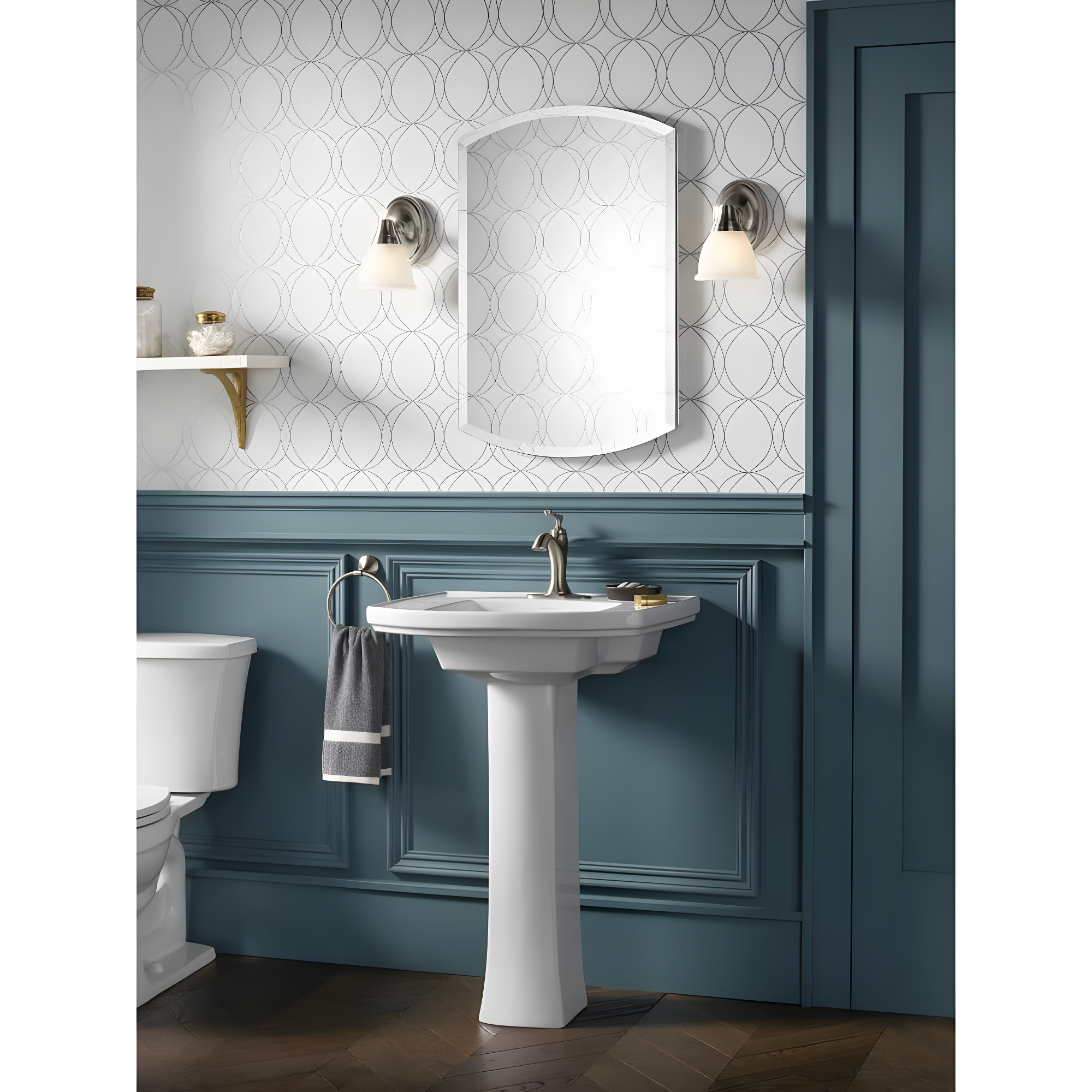 Kohler 4001863 Elliston Towel Ring, Brushed Nickel