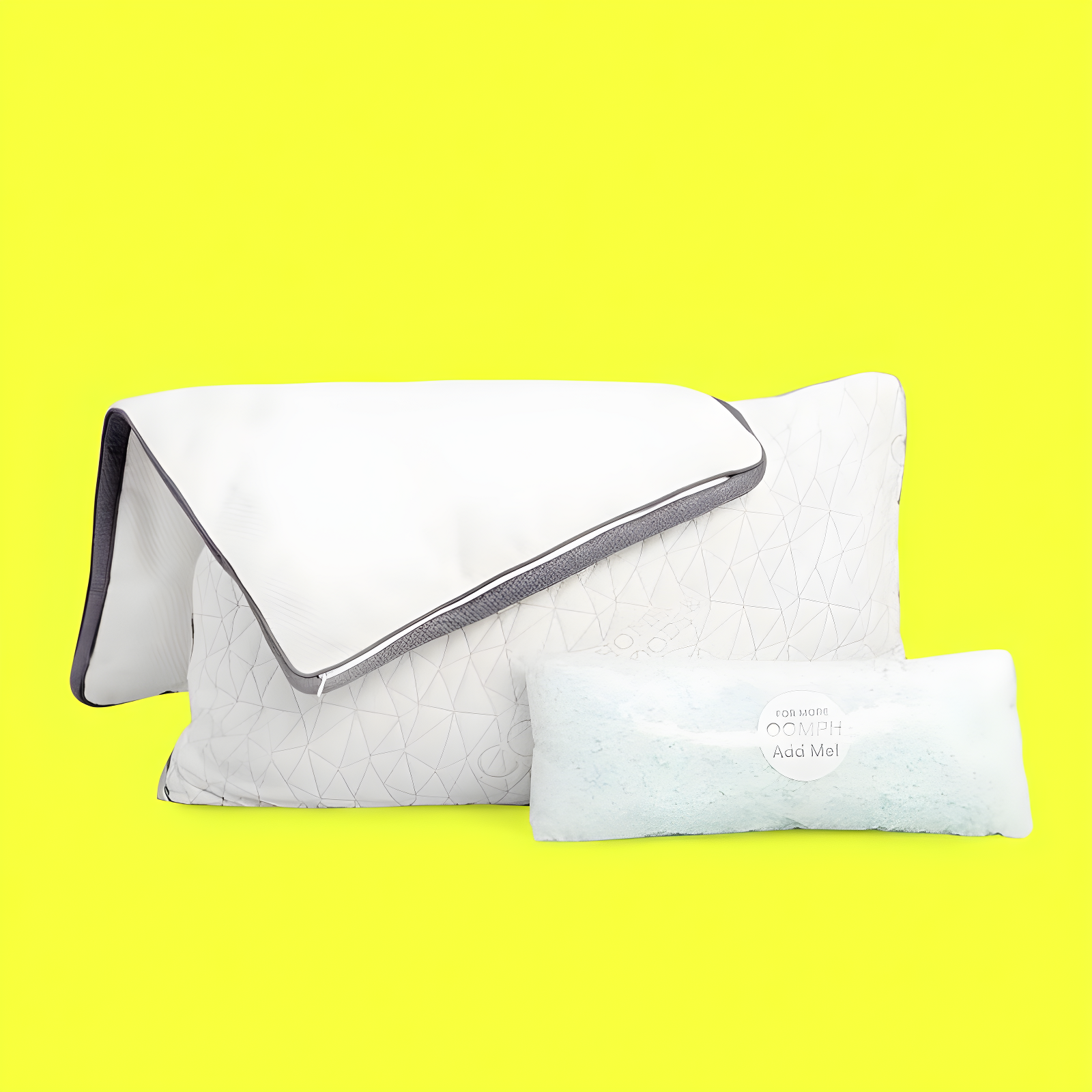 Coop Home Goods The Eden Cool Adjustable Pillow, Queen Size for Sleeping on Back, Stomach and Side Sleeper- Medium Soft Memory Foam Cooling Gel