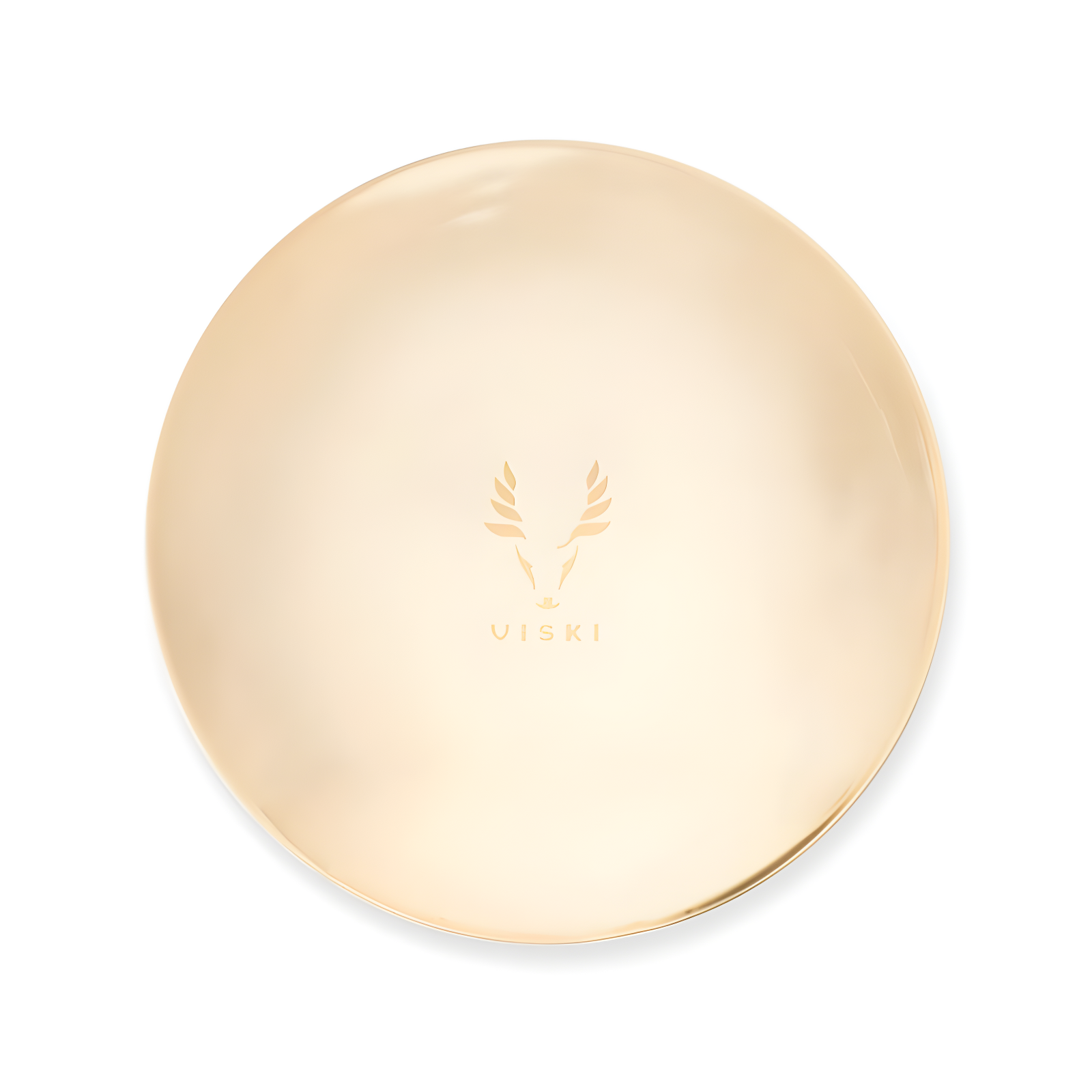 Round Serving Tray in Gold