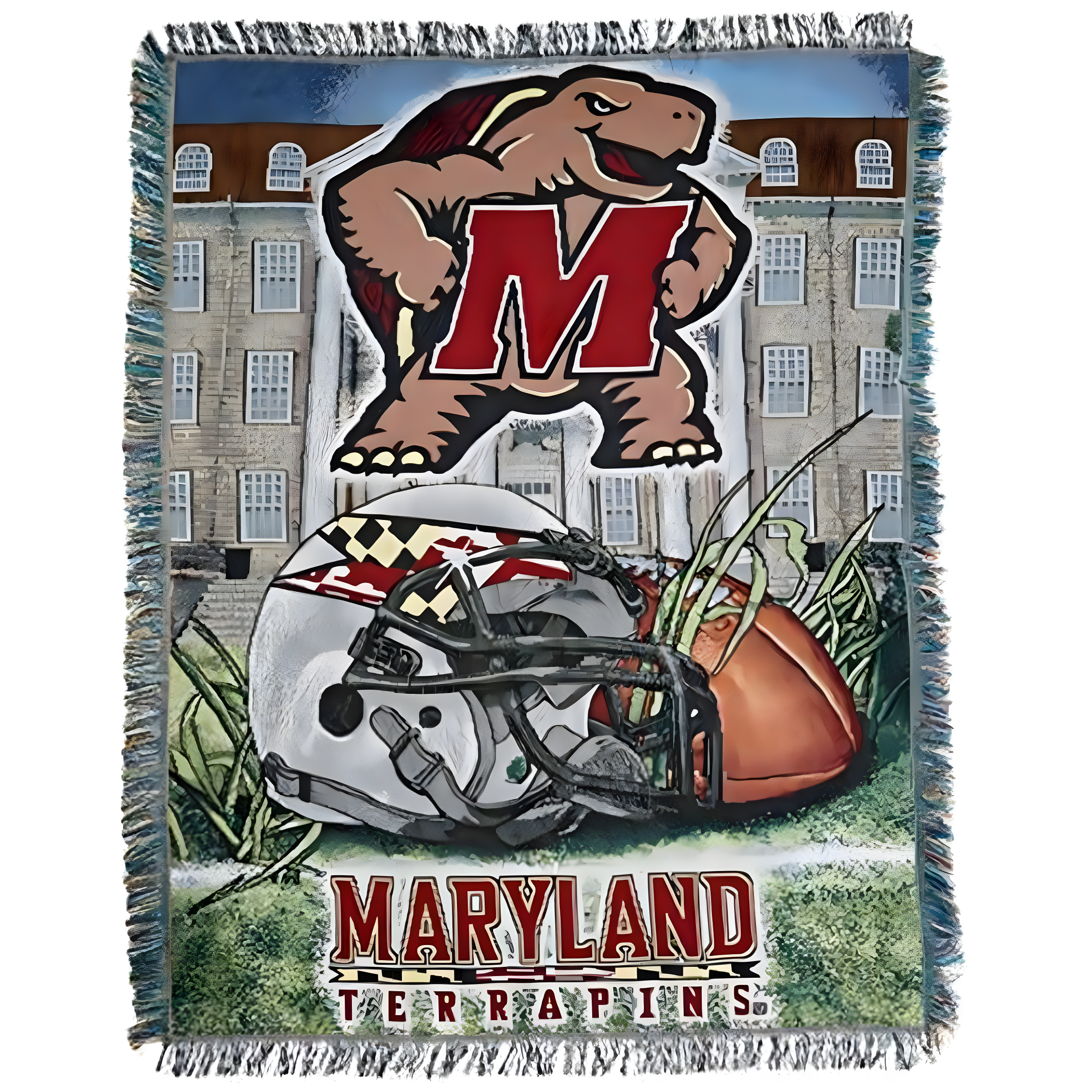 Northwest Co. NCAA Throw Blanket, Homefield Advantage College Sports Decor, 48x60 Inches
