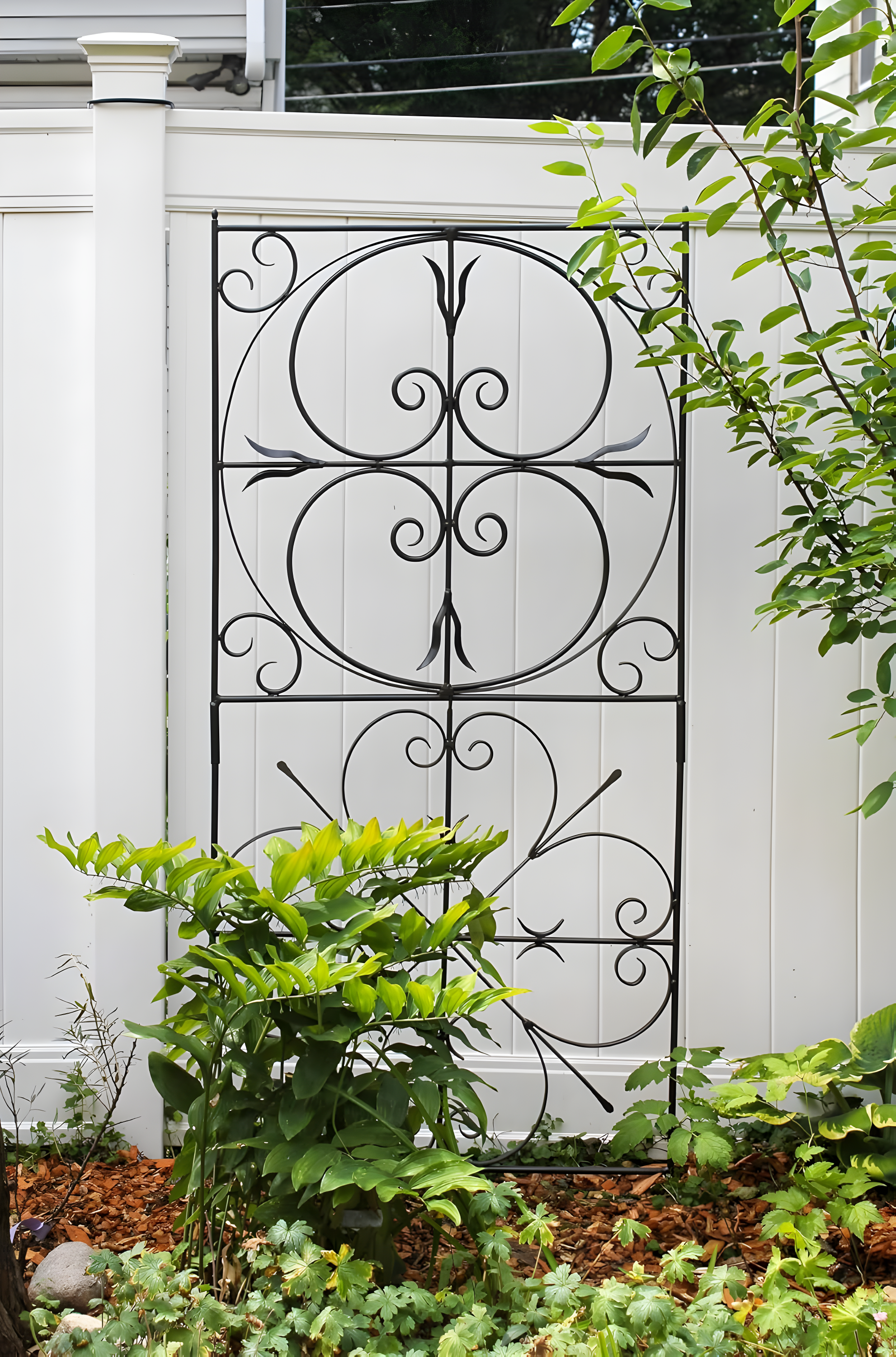 Achla  Garden Aldrich Trellis - Graphite Powdercoat