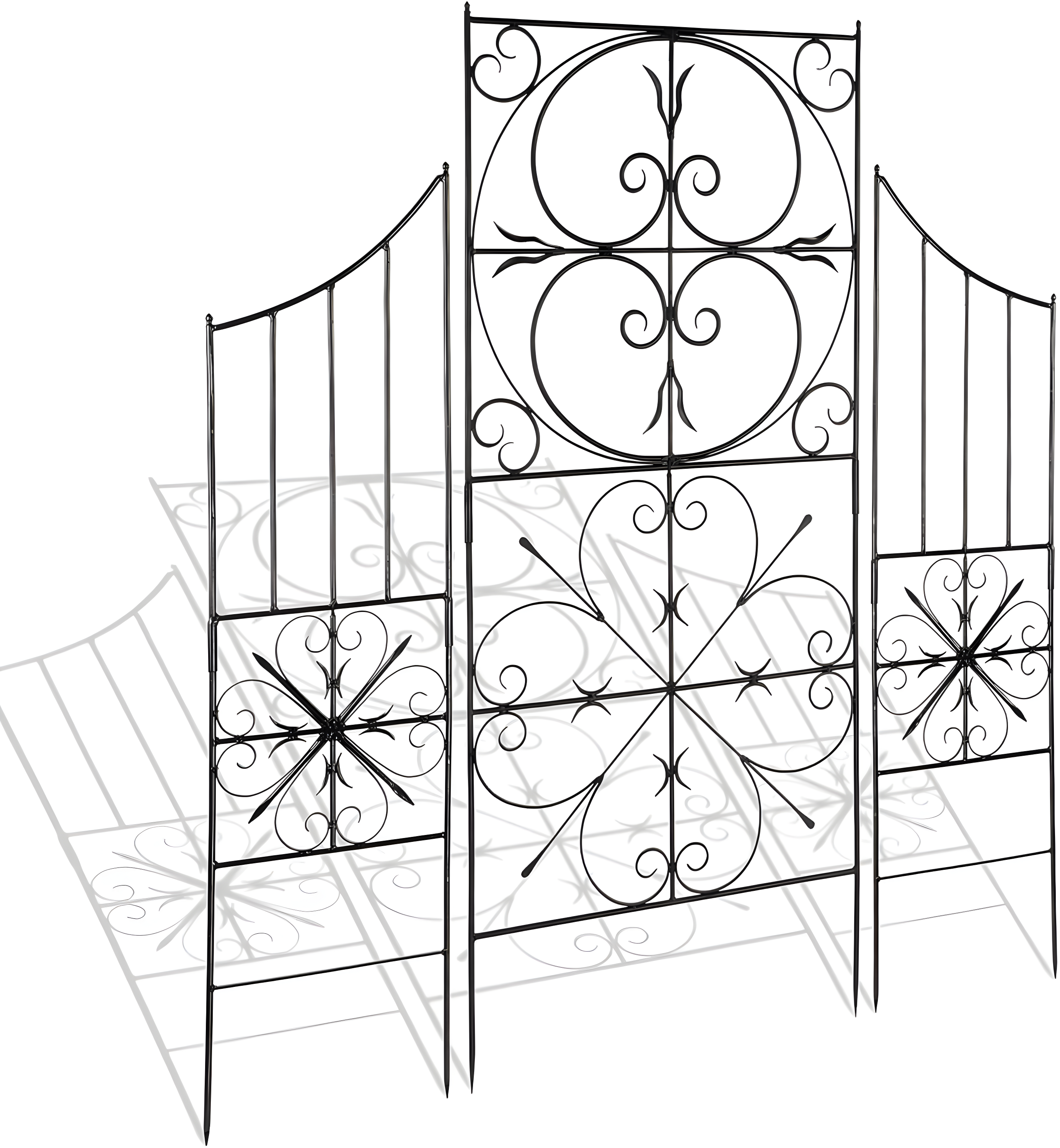 Achla  Garden Aldrich Trellis - Graphite Powdercoat