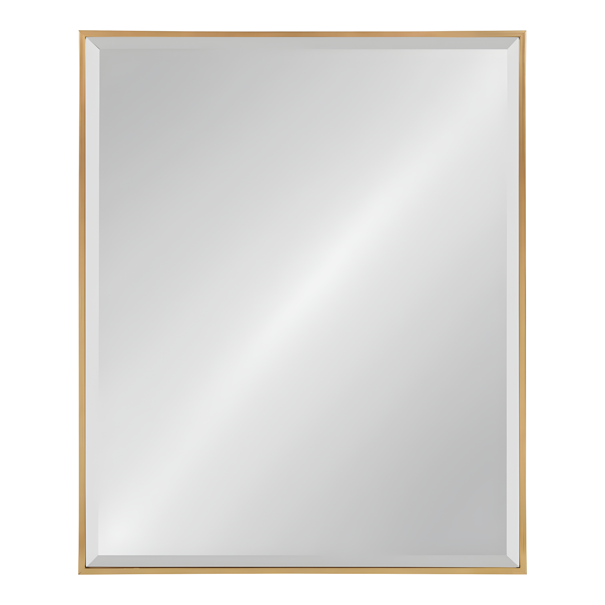 22.75" x 28.75" Rhodes Framed Wall Mirror Gold - Kate and Laurel