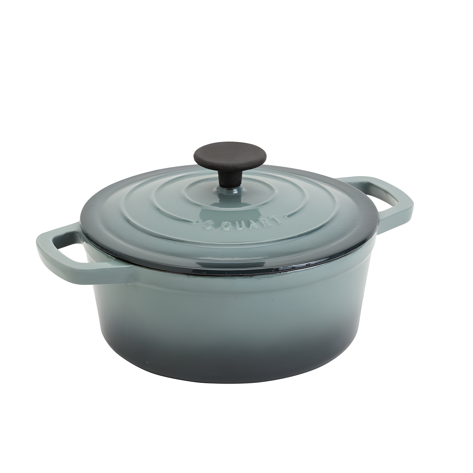 Smith & Clark - Round Enamel Cast Iron Dutch Oven