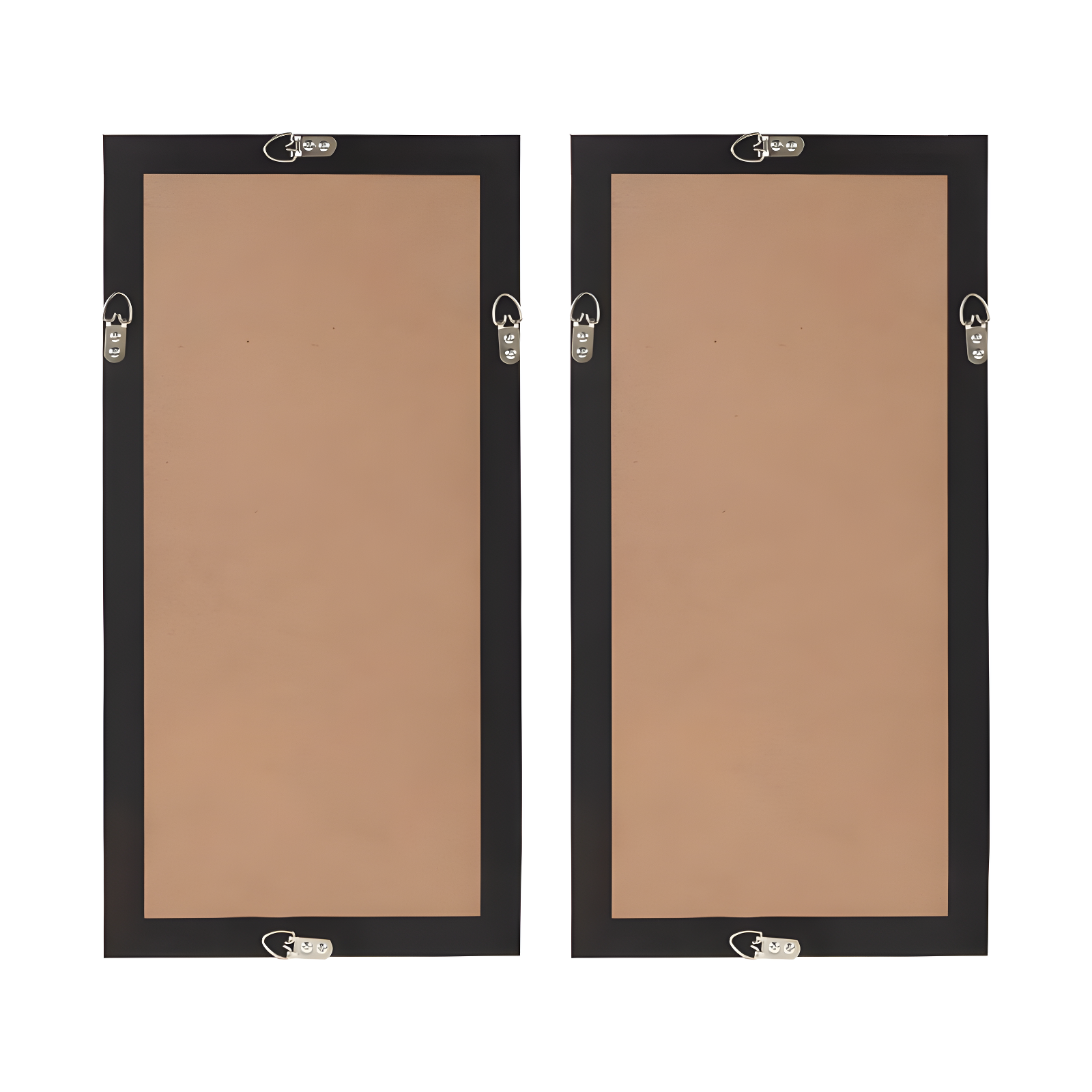 Mercury Row® Zeringue Emblem Natural Capiz with Gold Foil Shadowbox Wall Décor (Set of 2)