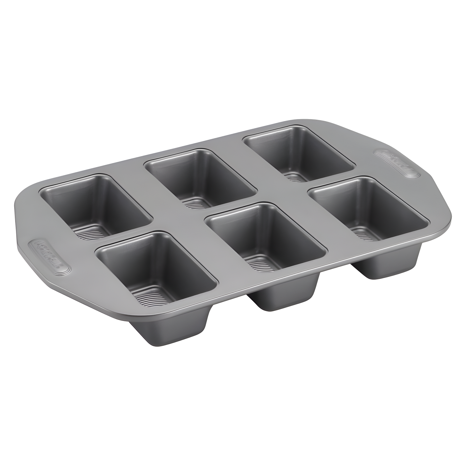 Circulon Circulon Nonstick Bakeware Mini Loaf Pan, 6-Cup, Gray