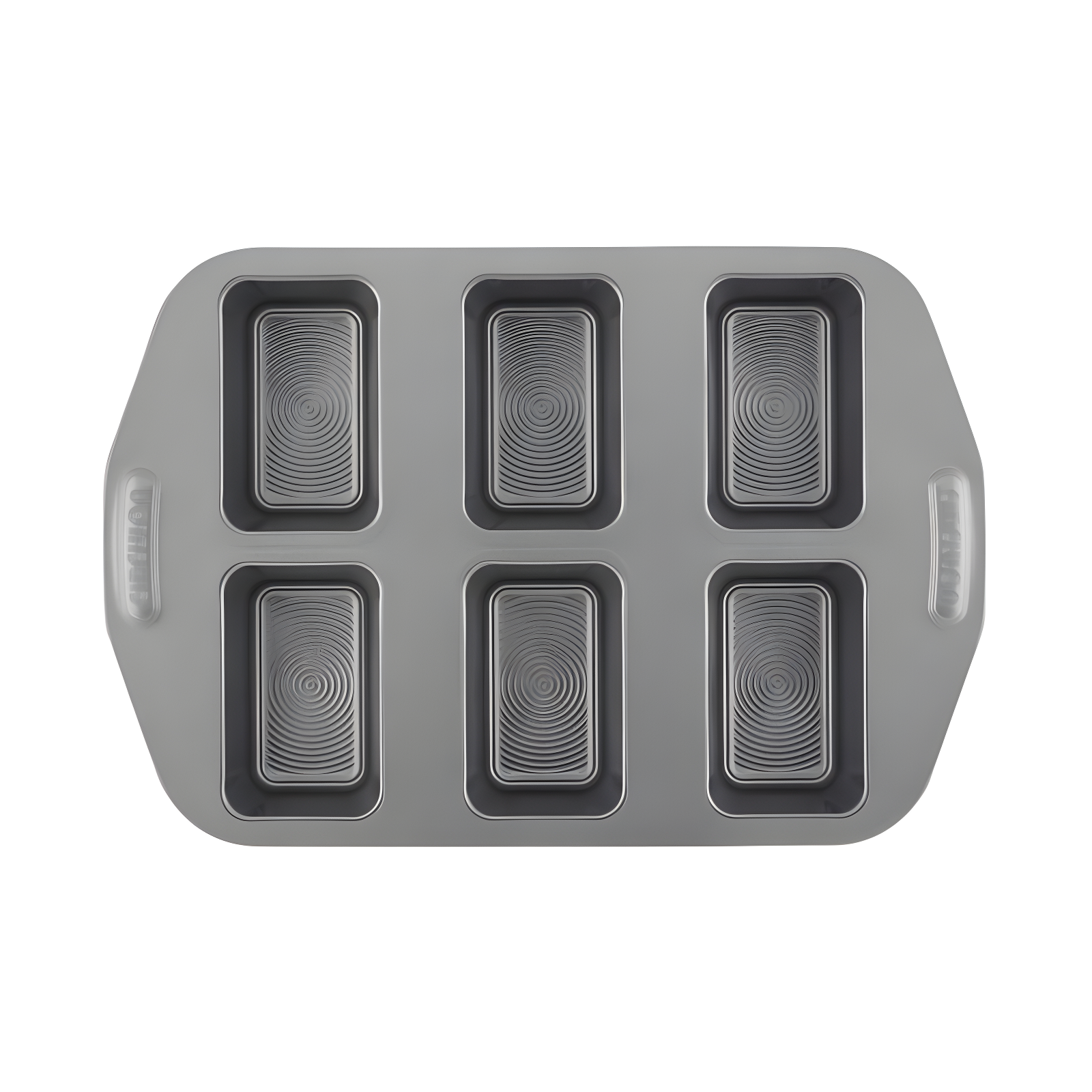 Circulon Circulon Nonstick Bakeware Mini Loaf Pan, 6-Cup, Gray