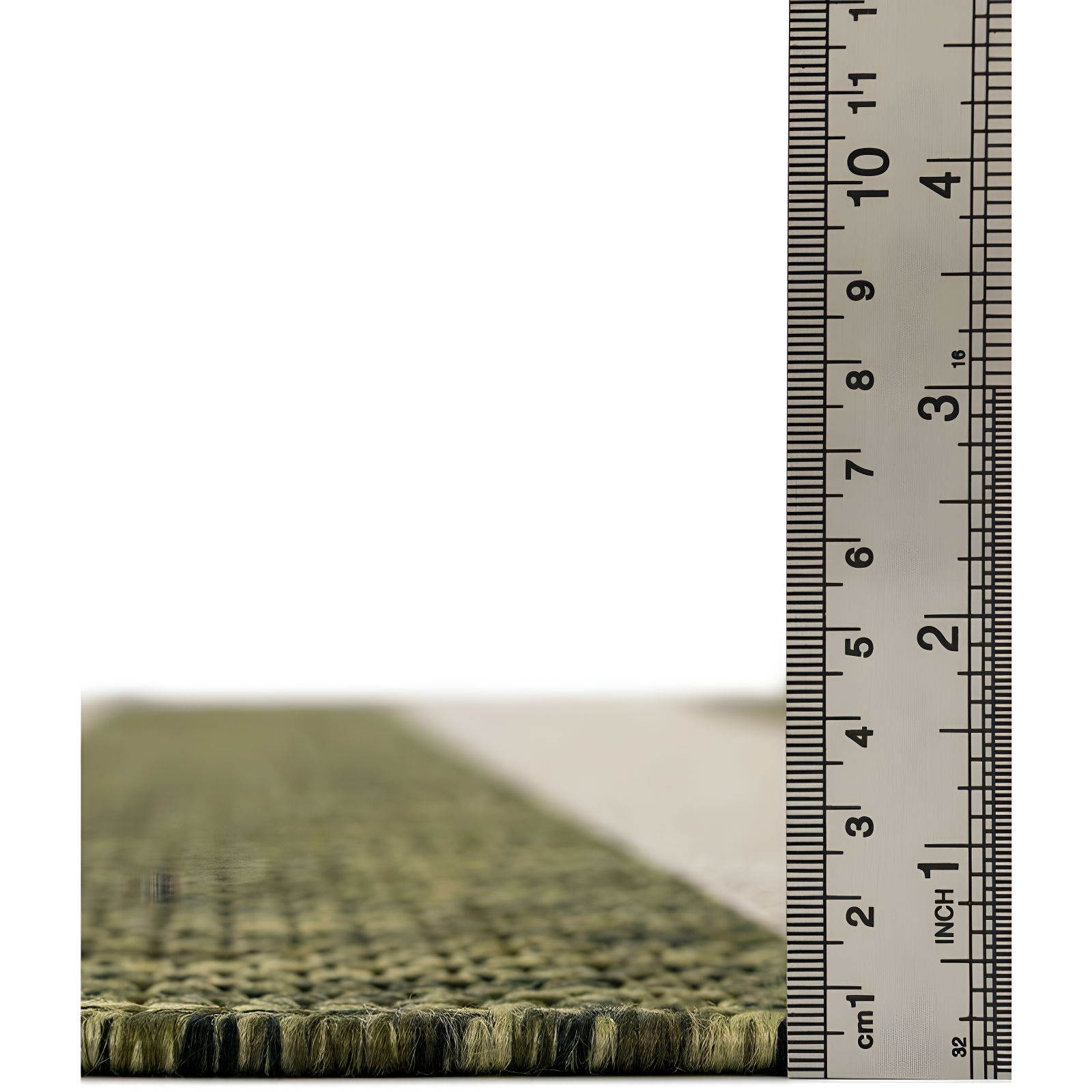 Unique Loom 4' 1 x 6' 1 Rectangle Indoor/Outdoor Striped Green Area Rug