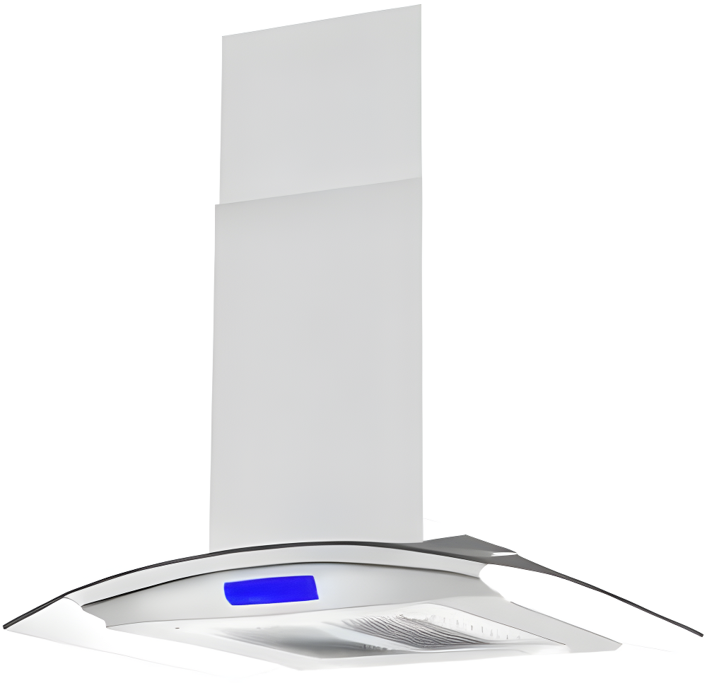 Cosmo 30 in. Ducted Island Range Hood in Stainless Steel with LED Lighting and Permanent Filters