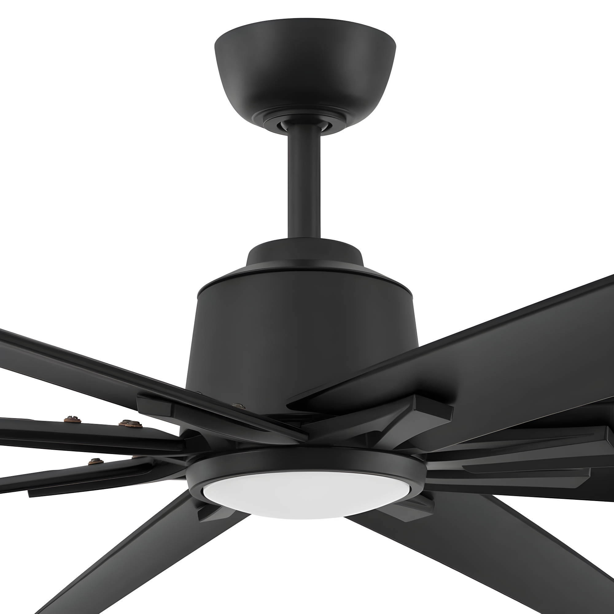 Home Decorators Collection Kensgrove II 72 in. Indoor/Outdoor Integrated LED CCT Matte Black Smart Ceiling Fan with Remote Powered by Hubspace