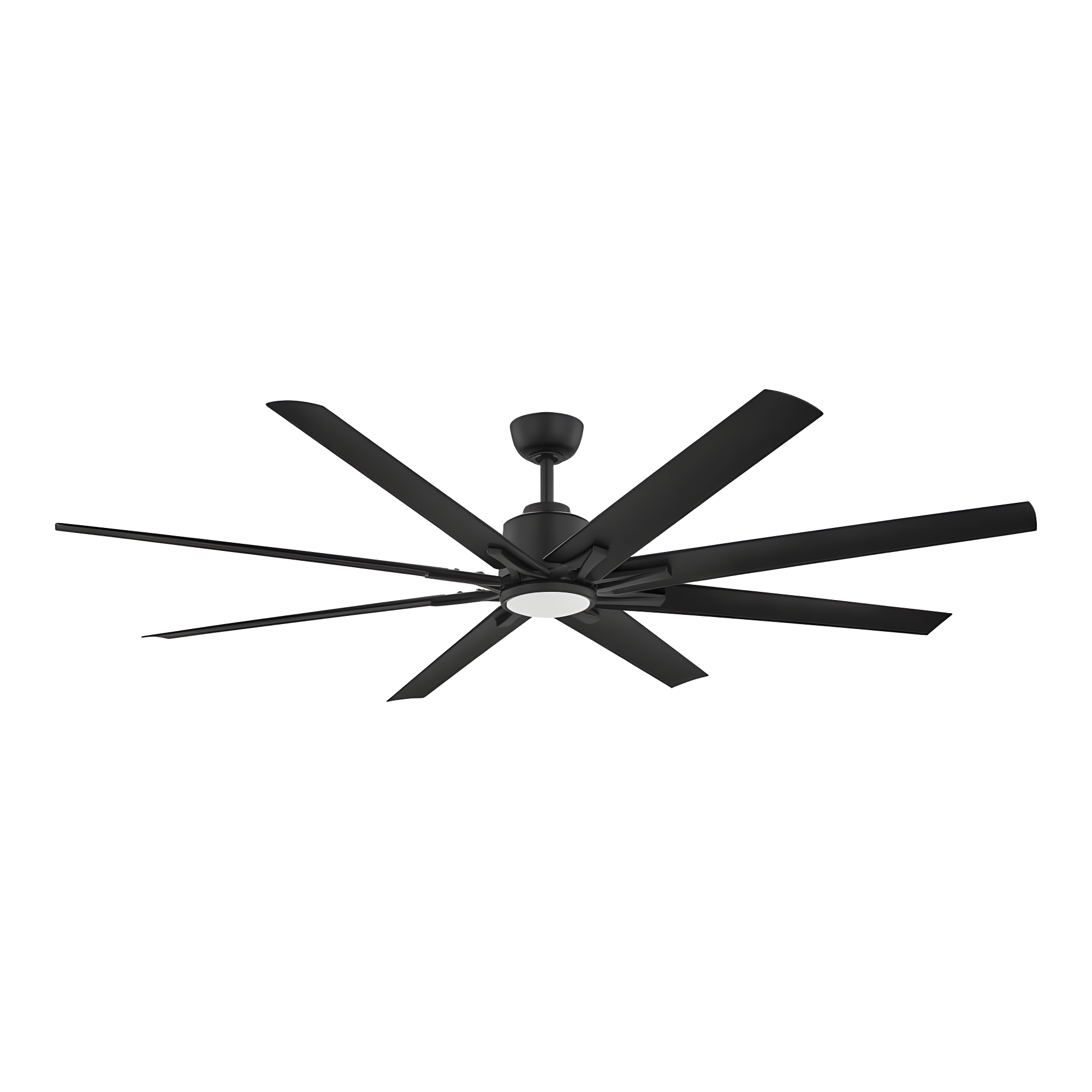 Home Decorators Collection Kensgrove II 72 in. Indoor/Outdoor Integrated LED CCT Matte Black Smart Ceiling Fan with Remote Powered by Hubspace