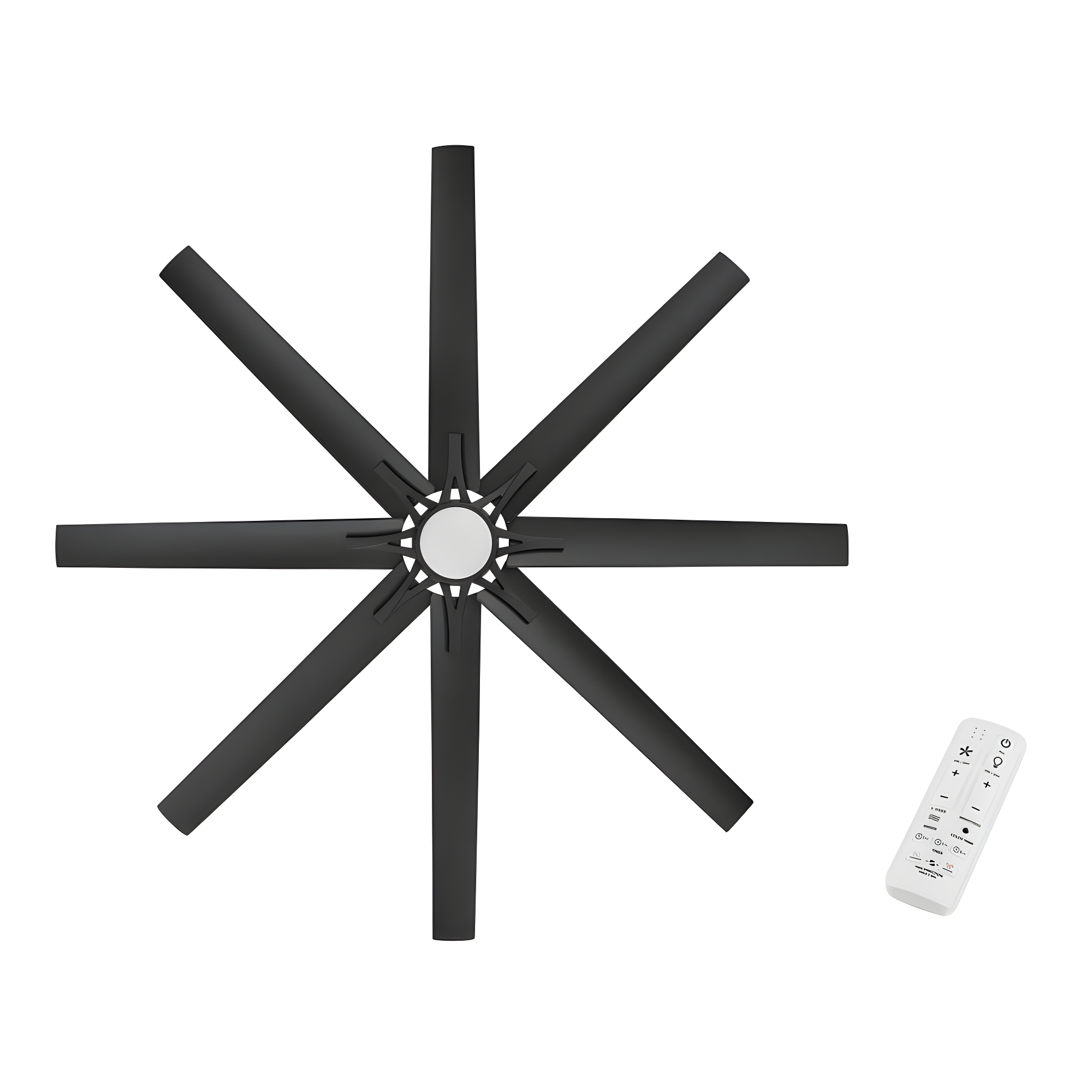 Home Decorators Collection Kensgrove II 72 in. Indoor/Outdoor Integrated LED CCT Matte Black Smart Ceiling Fan with Remote Powered by Hubspace