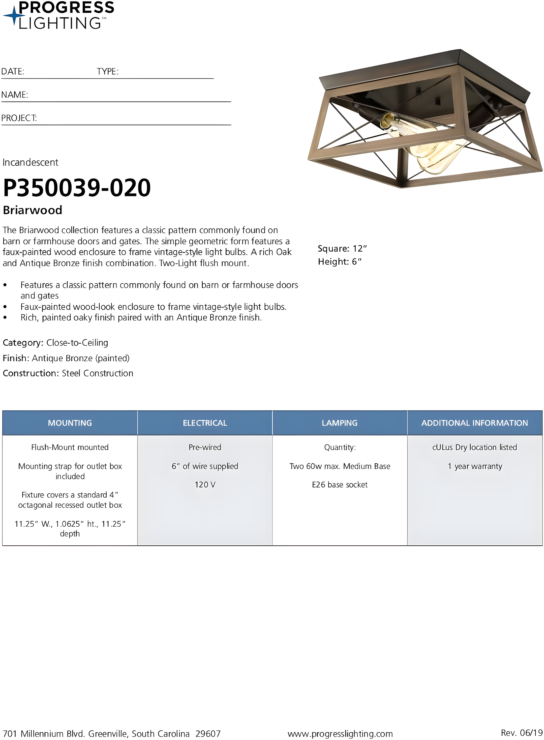 Flush Mount
