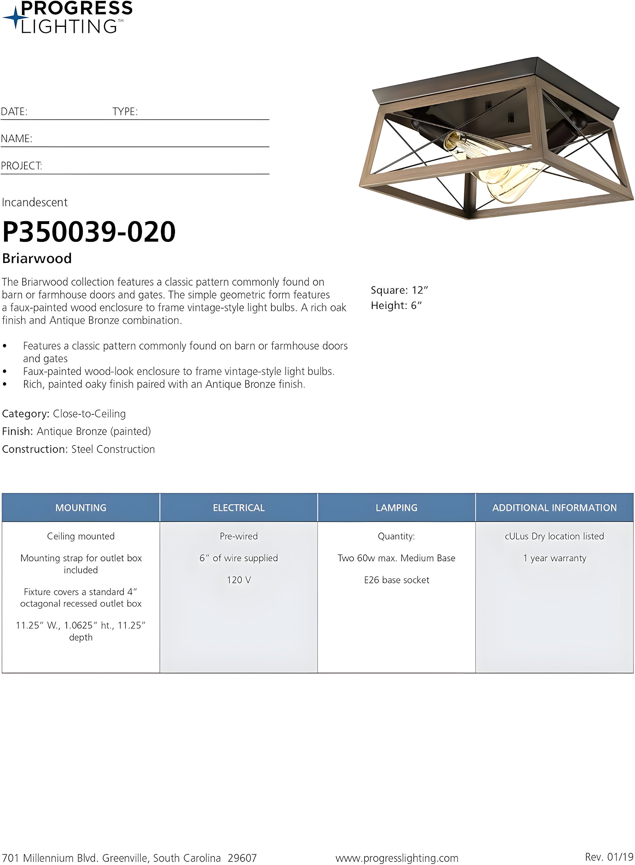 Flush Mount