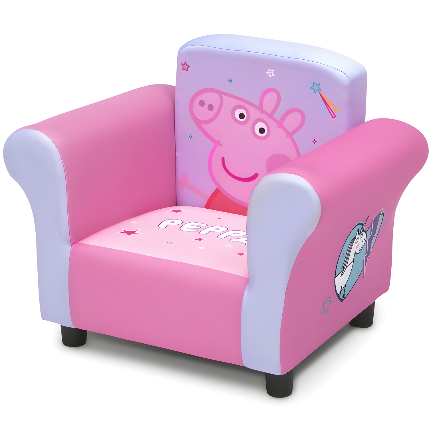 Delta Children Peppa Pig Upholstered Chair Kids Club
