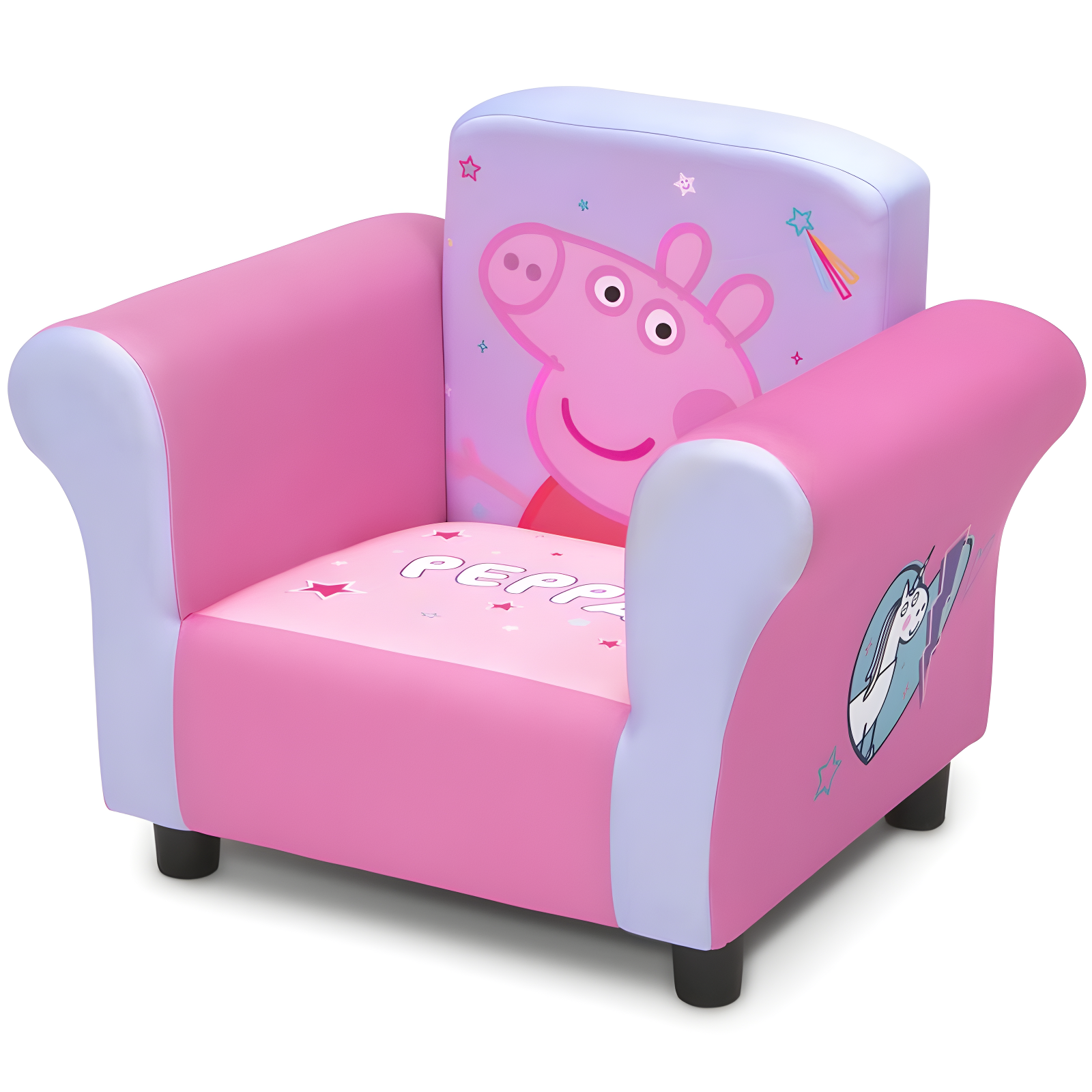 Delta Children Peppa Pig Upholstered Chair Kids Club