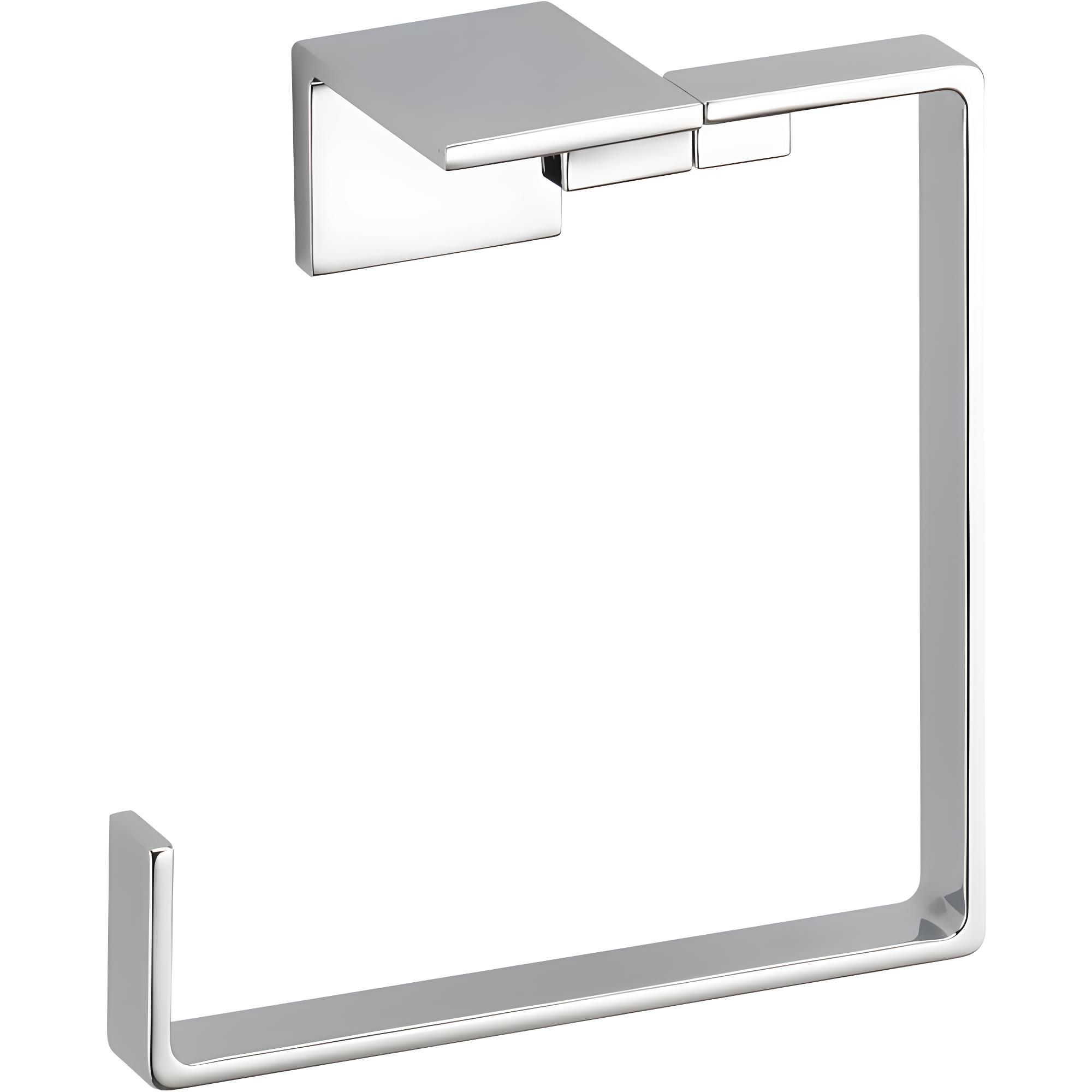 Vero Wall Mount Square Open Towel Ring Bath Hardware Accessory