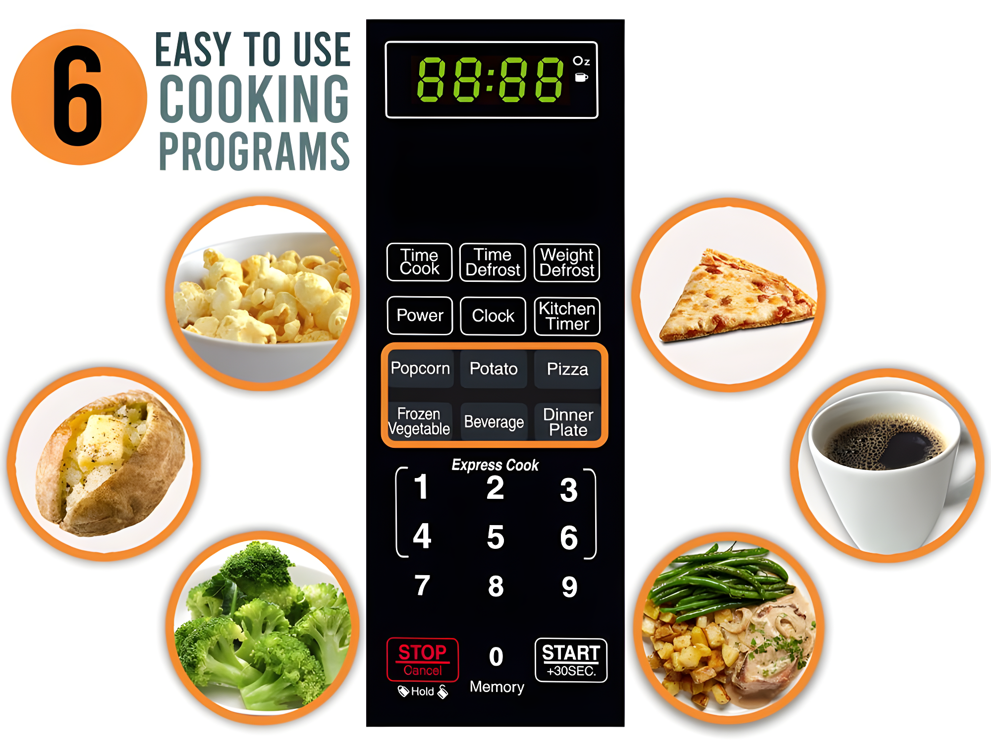 Farberware Farberware Classic Countertop Microwave Oven, 1.1 Cubic Feet cu. ft., 1000 watts, with Child Lock