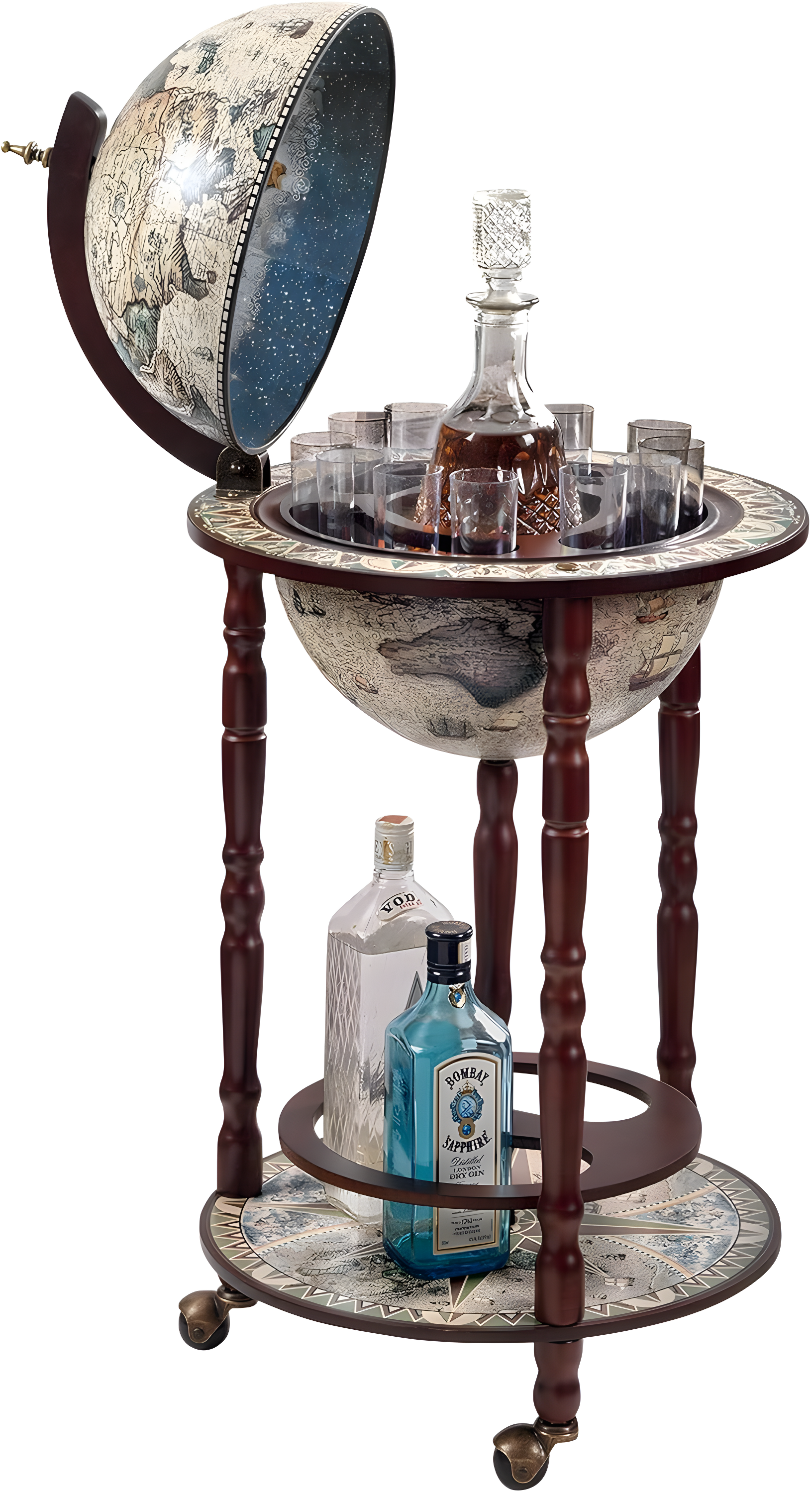 Design Toscano Crema Durata Replica Globe Bar
