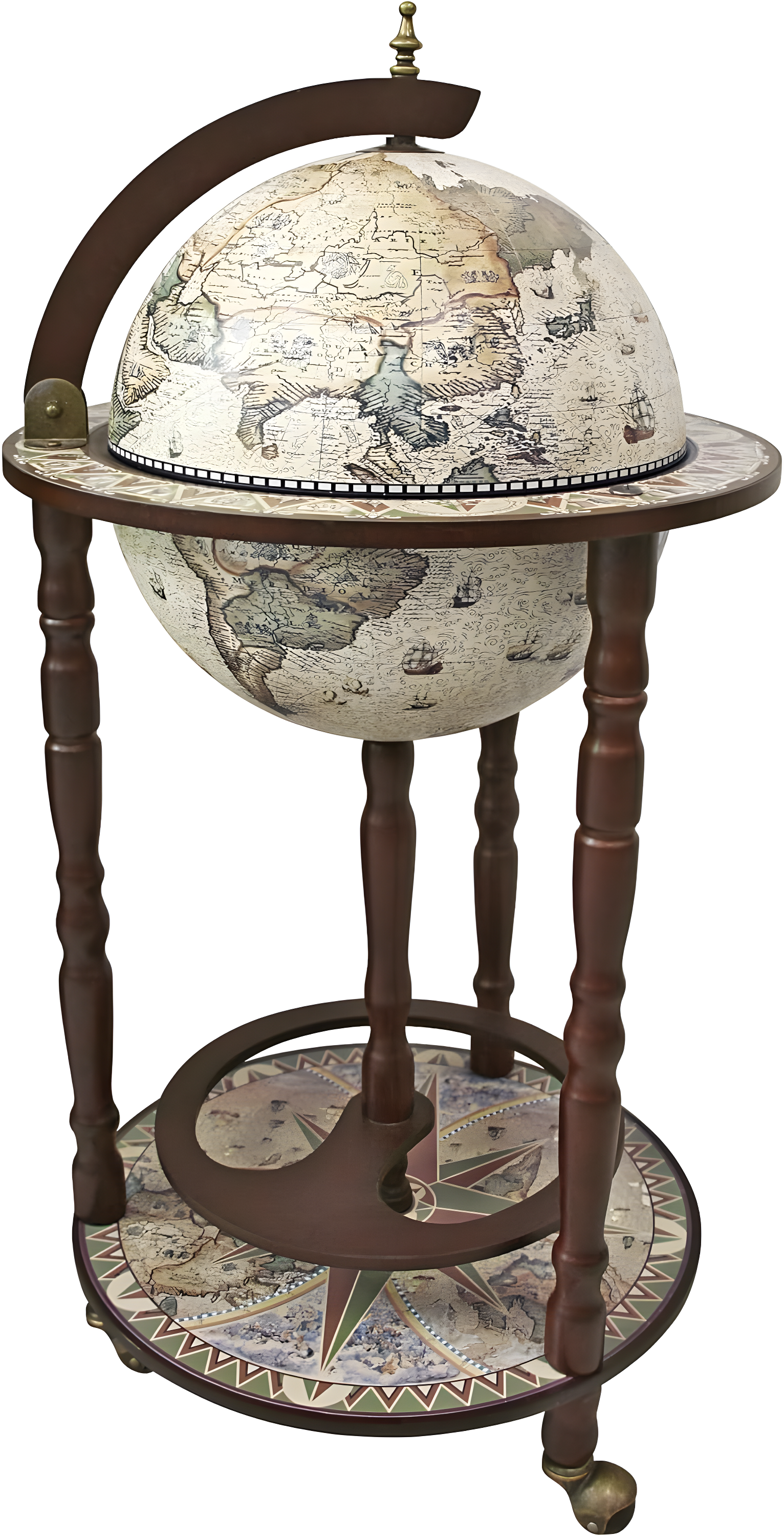 Design Toscano Crema Durata Replica Globe Bar